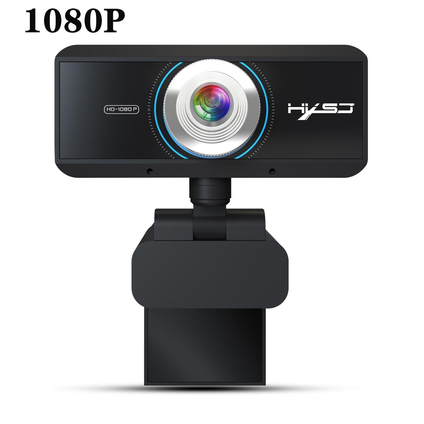 USB Webcam with Microphone for Computer PC Laptop Desktop 1080P Manual Focus