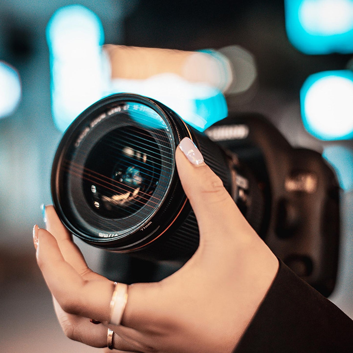 Streak Filter Special Effects Filter Camera Accessories 77mm Blue Streak