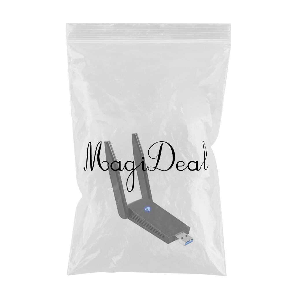 WiFi Adapter 1200Mbps USB Dock Wireless Network Card Dual Band WiFi Dongle