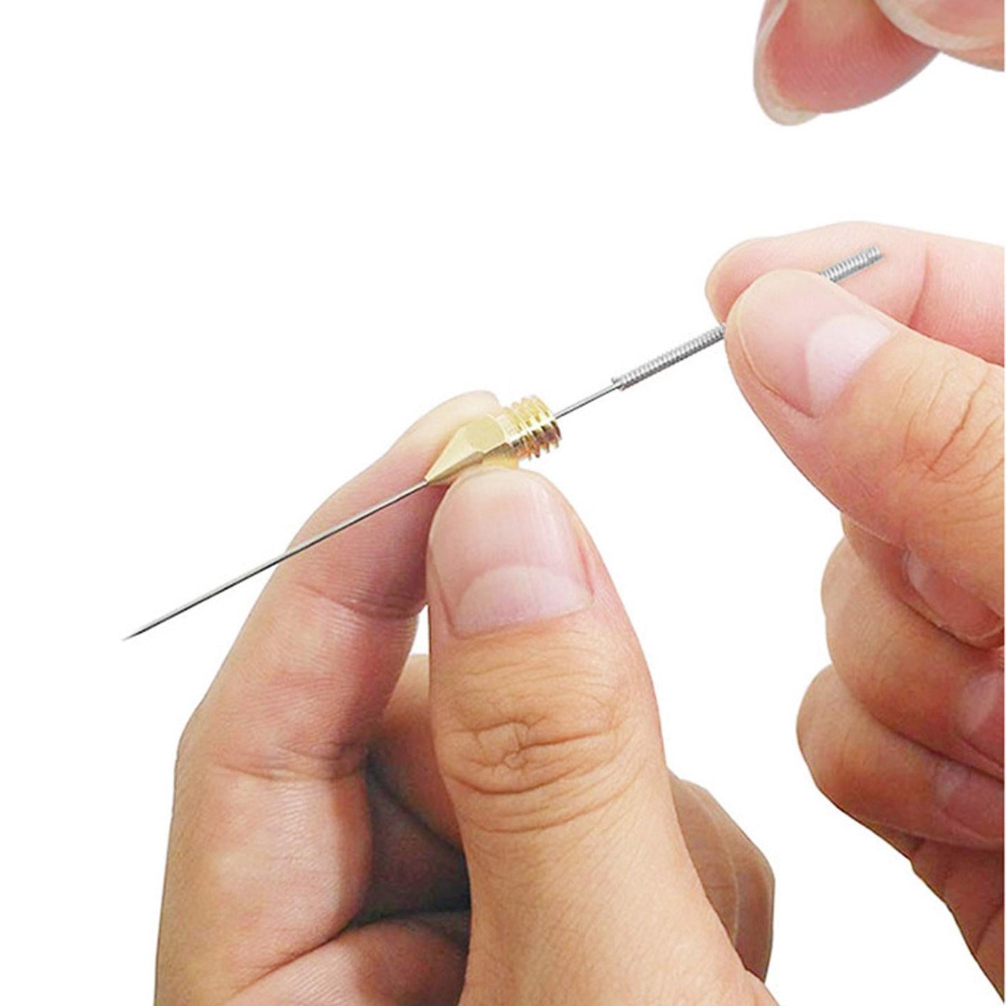 MK8 20 pcs Brass Nozzles Kit with 10 Cleaning Needles for CR-10 3D Printer