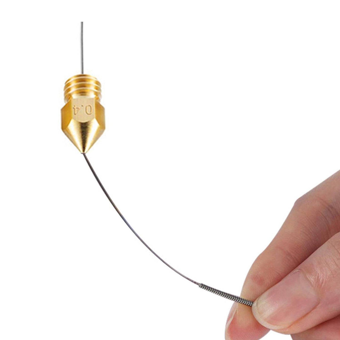 MK8 20 pcs Brass Nozzles Kit with 10 Cleaning Needles for CR-10 3D Printer