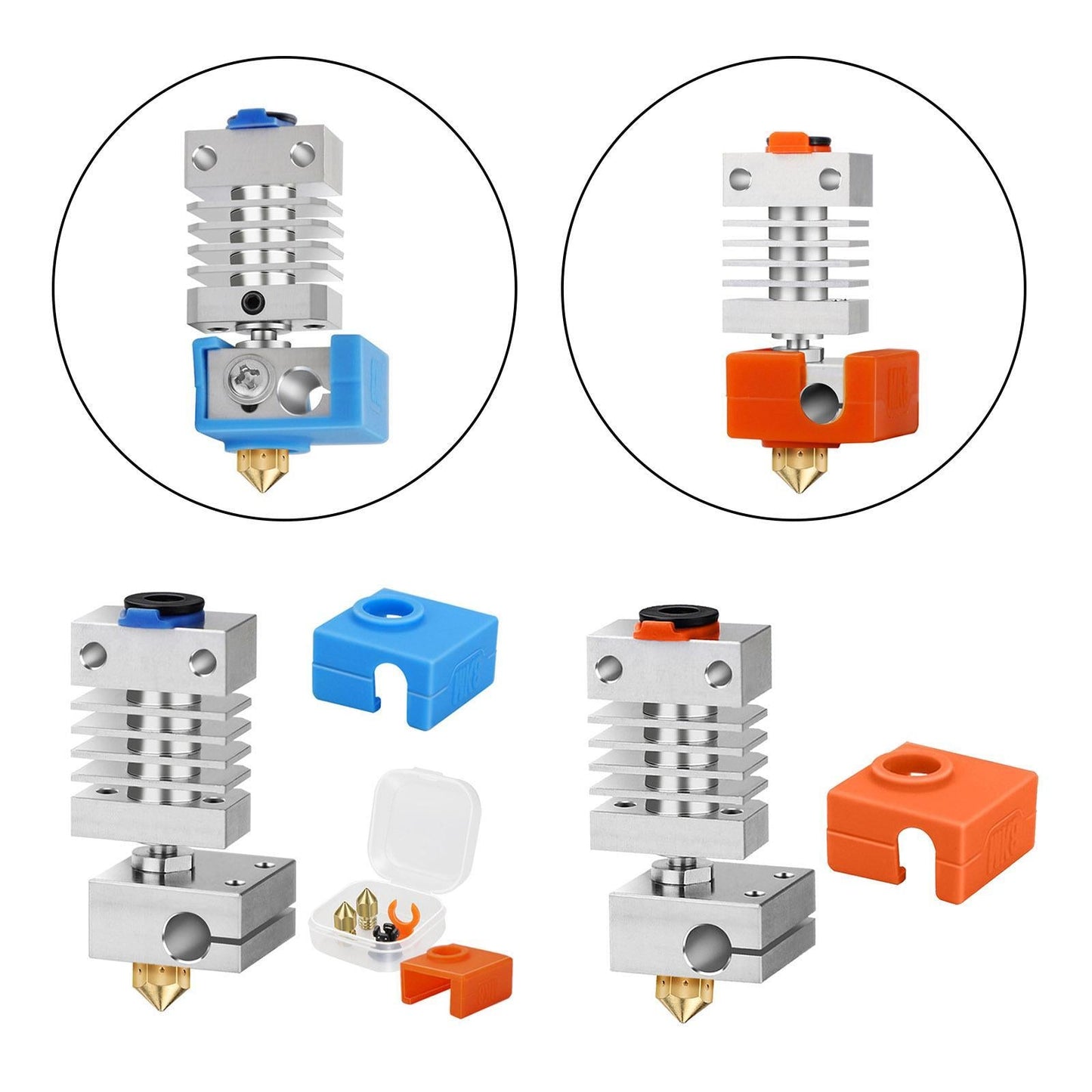 3D Printer All Metal Hot End Extruder Kit for CR-10 Ender 2 Ender 3 Updated