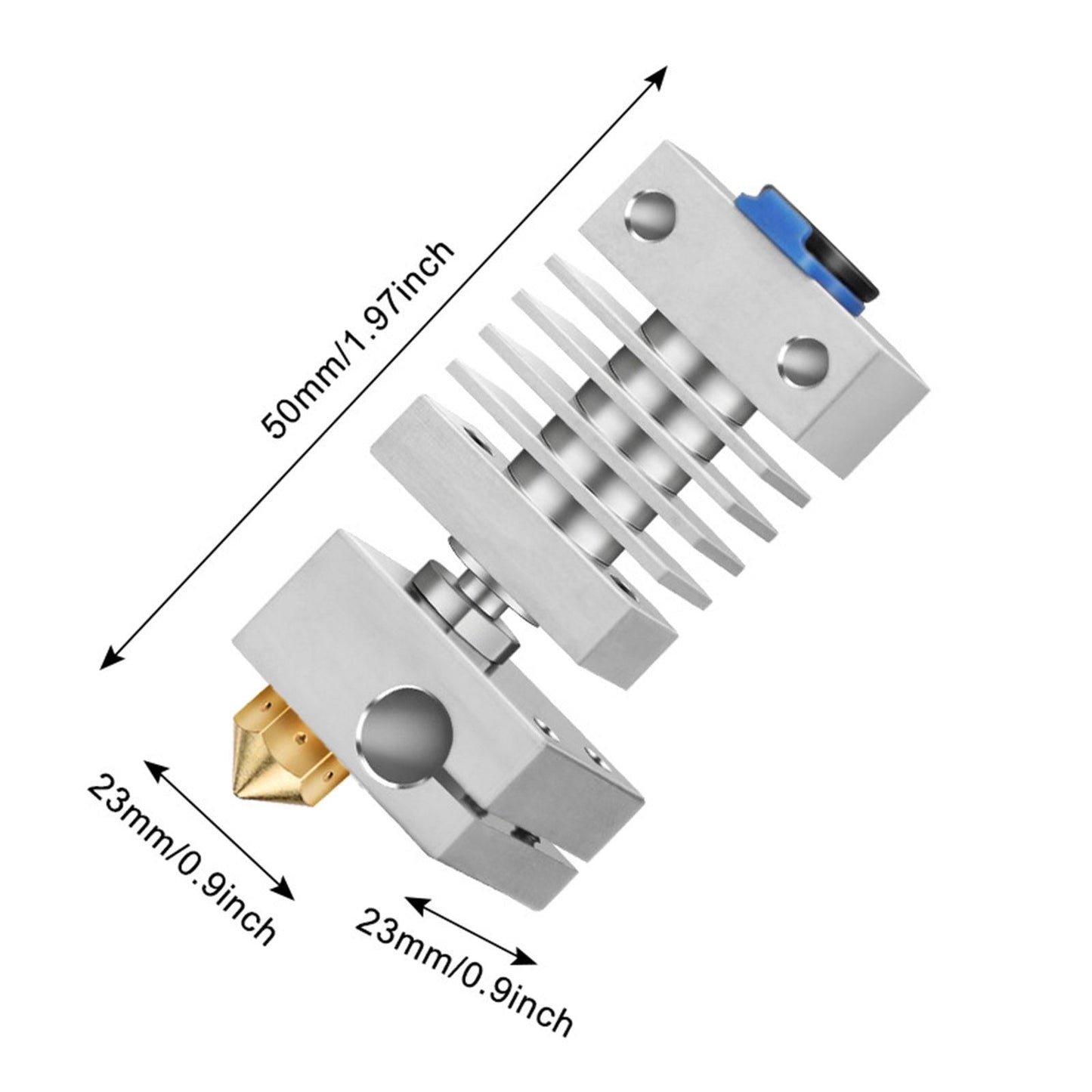 3D Printer All Metal Hot End Extruder Kit for CR-10 Ender 2 Ender 3 Standard