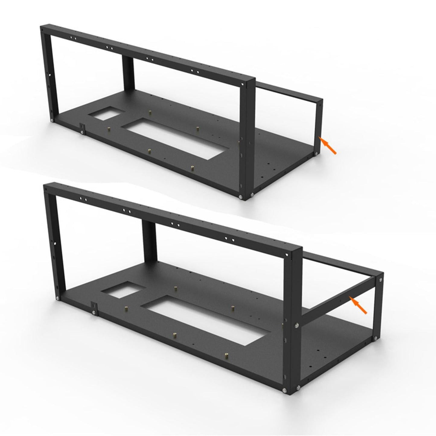 6/8 GPU Mining Rig Frame Rack Open Air GPU Card Case Equipment BTC ETH Tools