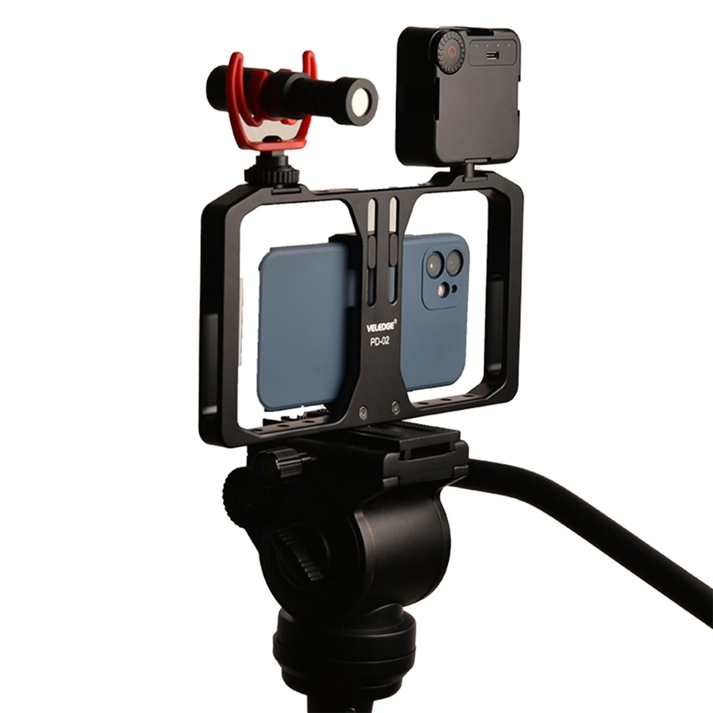 Universal Smartphone Video Rig Phone Stabilizer for Video Grapher Vlogging