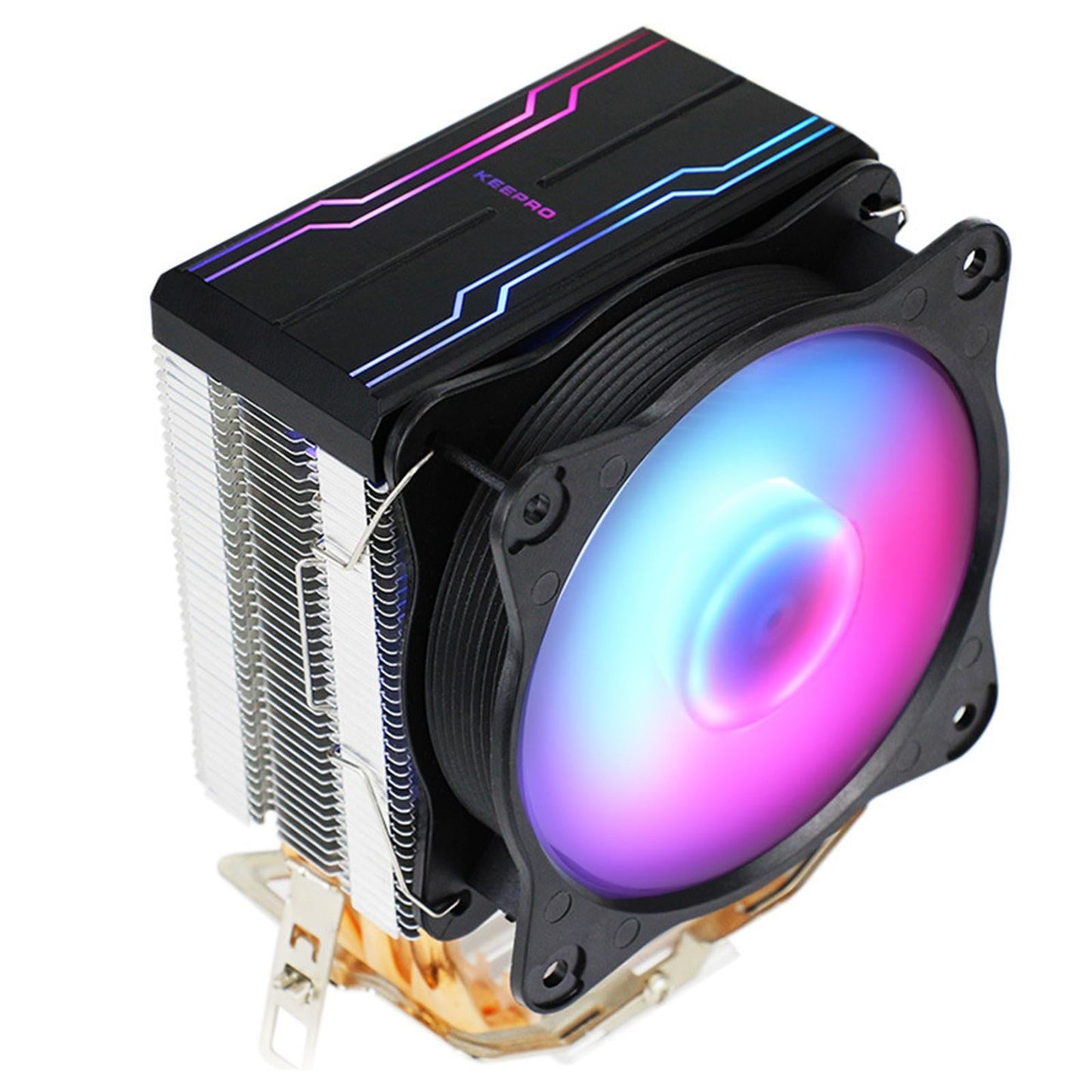 Detachable CPU Cooler Cooling Tower LED 9cm Fan High Performance for Intel