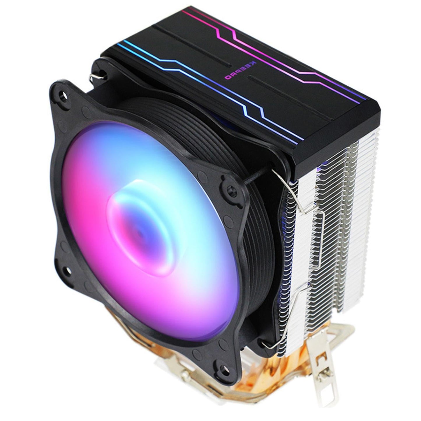 Detachable CPU Cooler Cooling Tower LED 9cm Fan High Performance for Intel