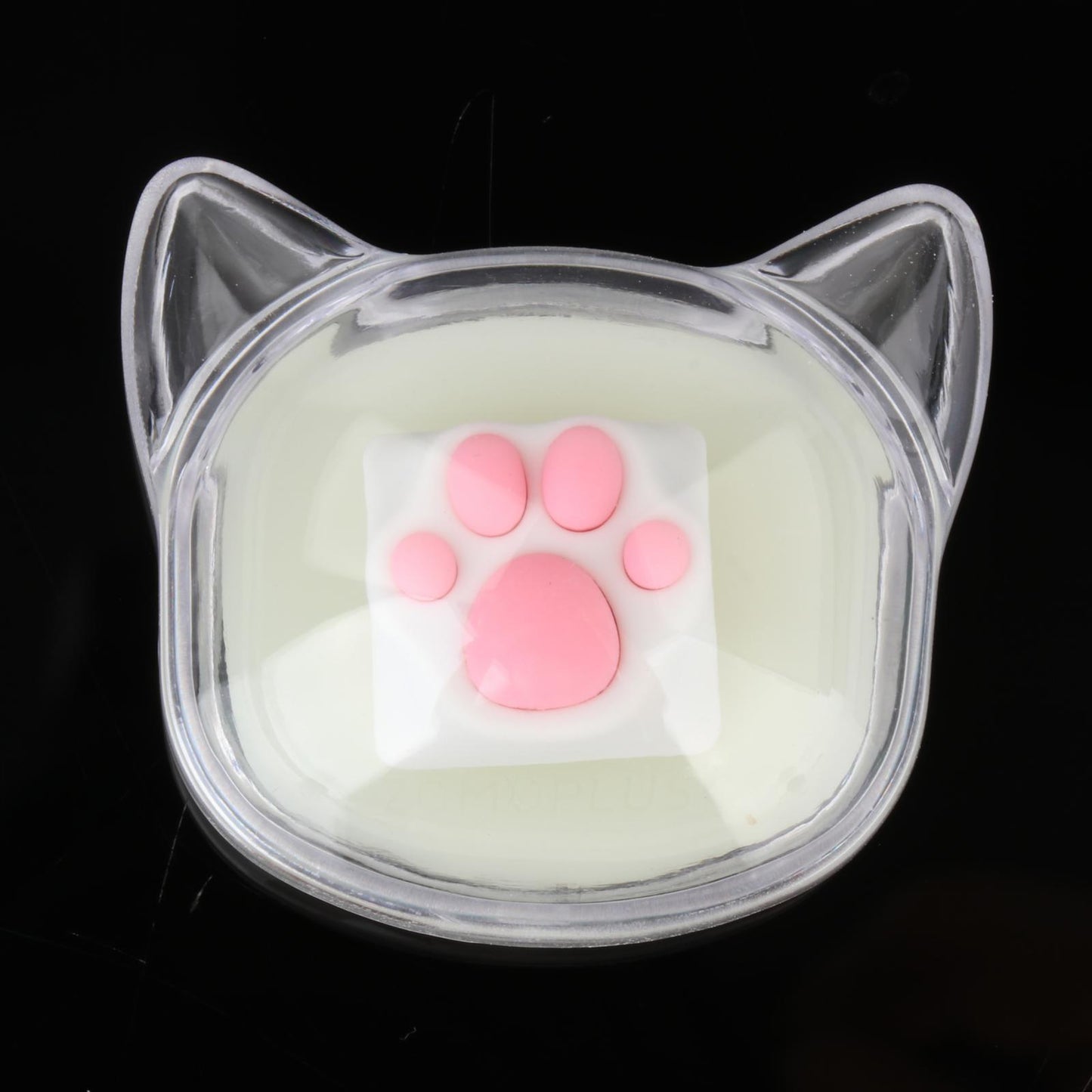 Customized ABS Silicone Kitty Paw Cat Paws Pad Keyboard key Caps White