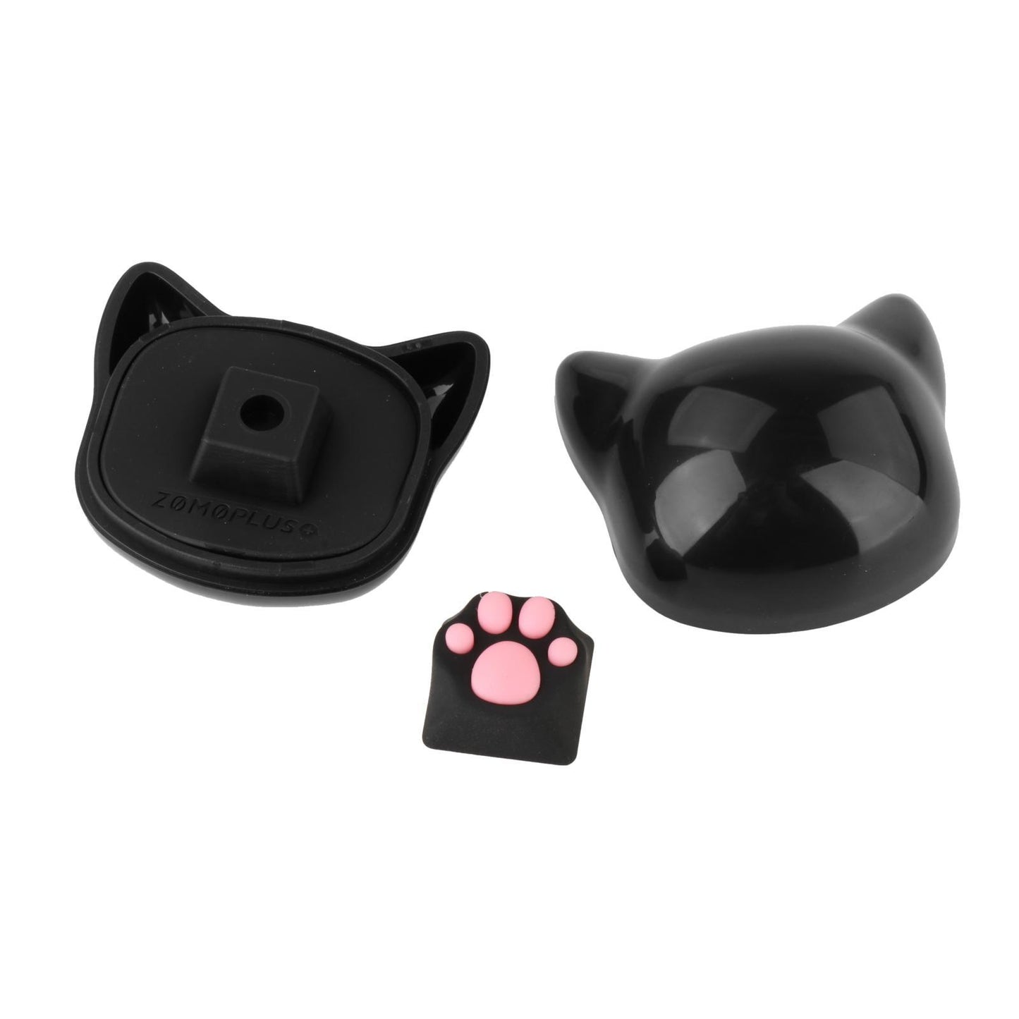 Customized ABS Silicone Kitty Paw Cat Paws Pad Keyboard key Caps Black pink