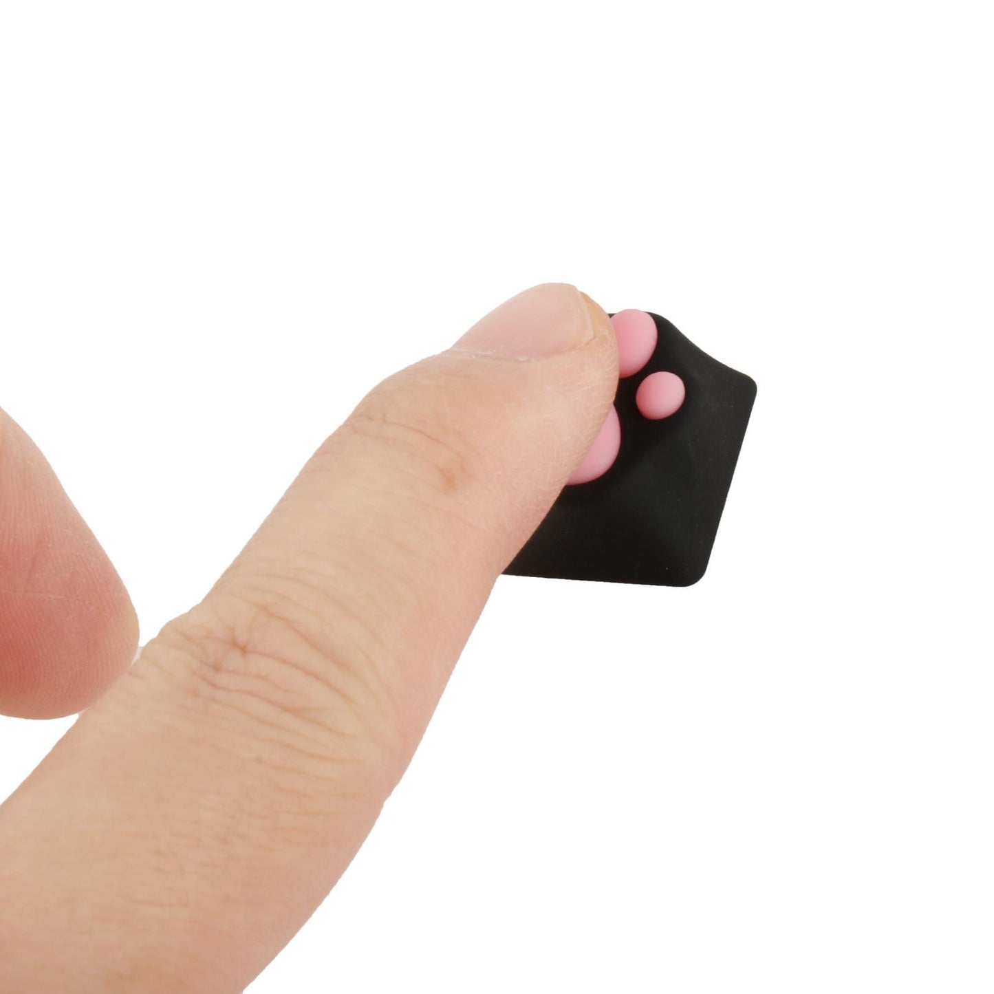 Customized ABS Silicone Kitty Paw Cat Paws Pad Keyboard key Caps Black pink