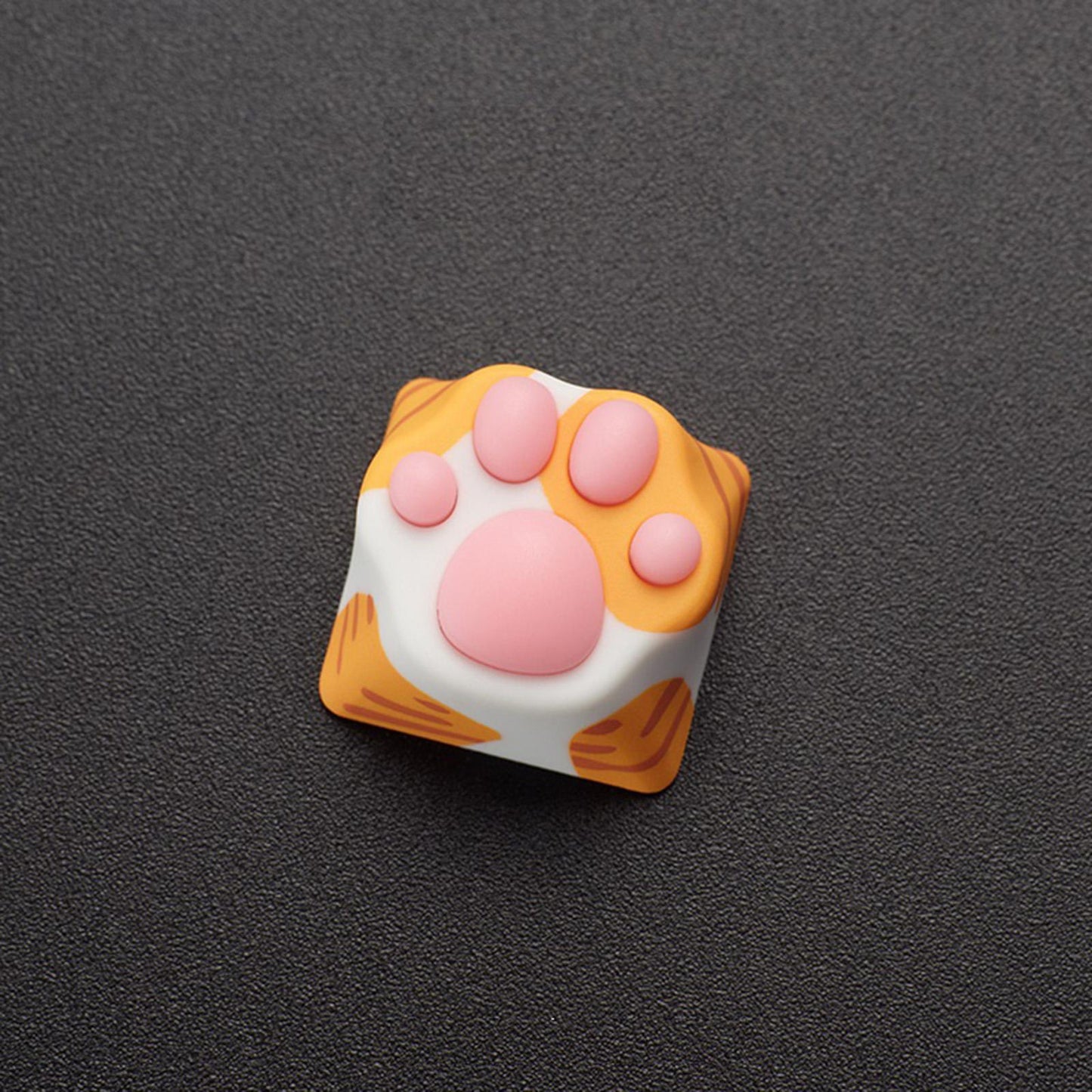 Silicone Cat Paw Mechanical Keyboard Keycap for Cherry MX Premium Orange