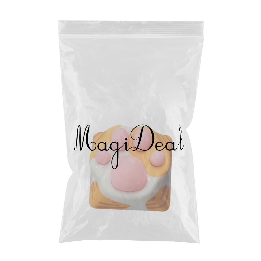 Silicone Cat Paw Mechanical Keyboard Keycap for Cherry MX Premium Orange