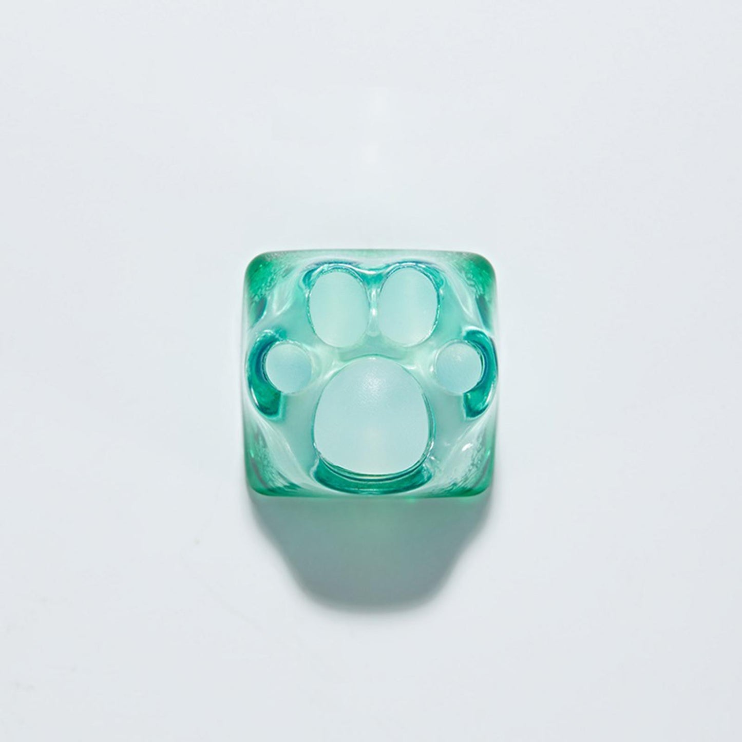 Cute 3D Clear Cat Paw Mechanical Keyboard Keycap for Cherry MX Green