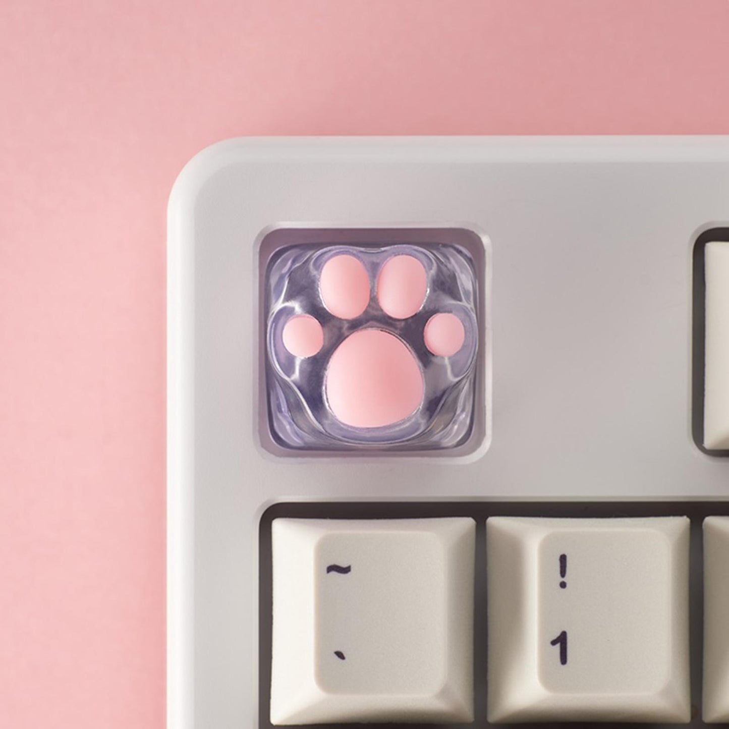 Cartoon Cute Cat Paws Keyboard Key Caps Cute Caps Button for Game Players