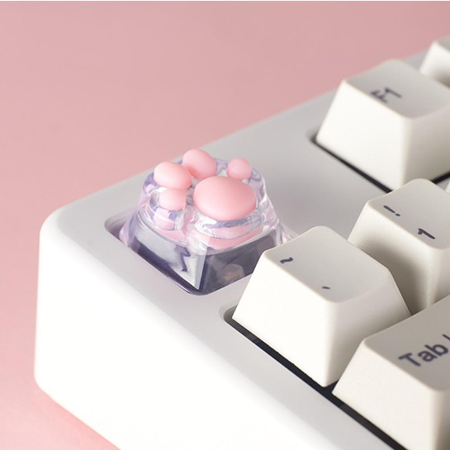 Cartoon Cute Cat Paws Keyboard Key Caps Cute Caps Button for Game Players