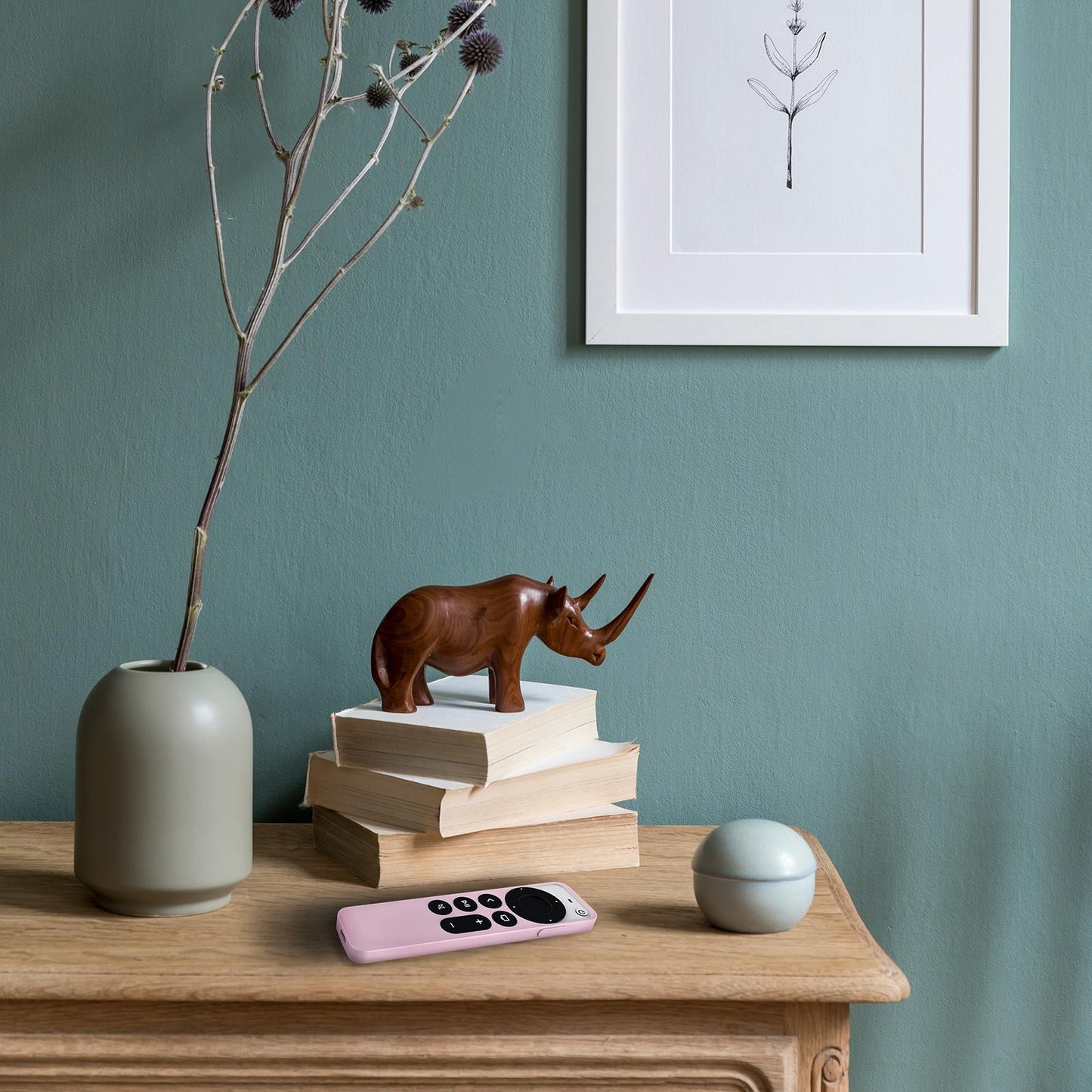 Remote Control Sleeve Protective Case Cover Fit for Apple TV6 Tool White