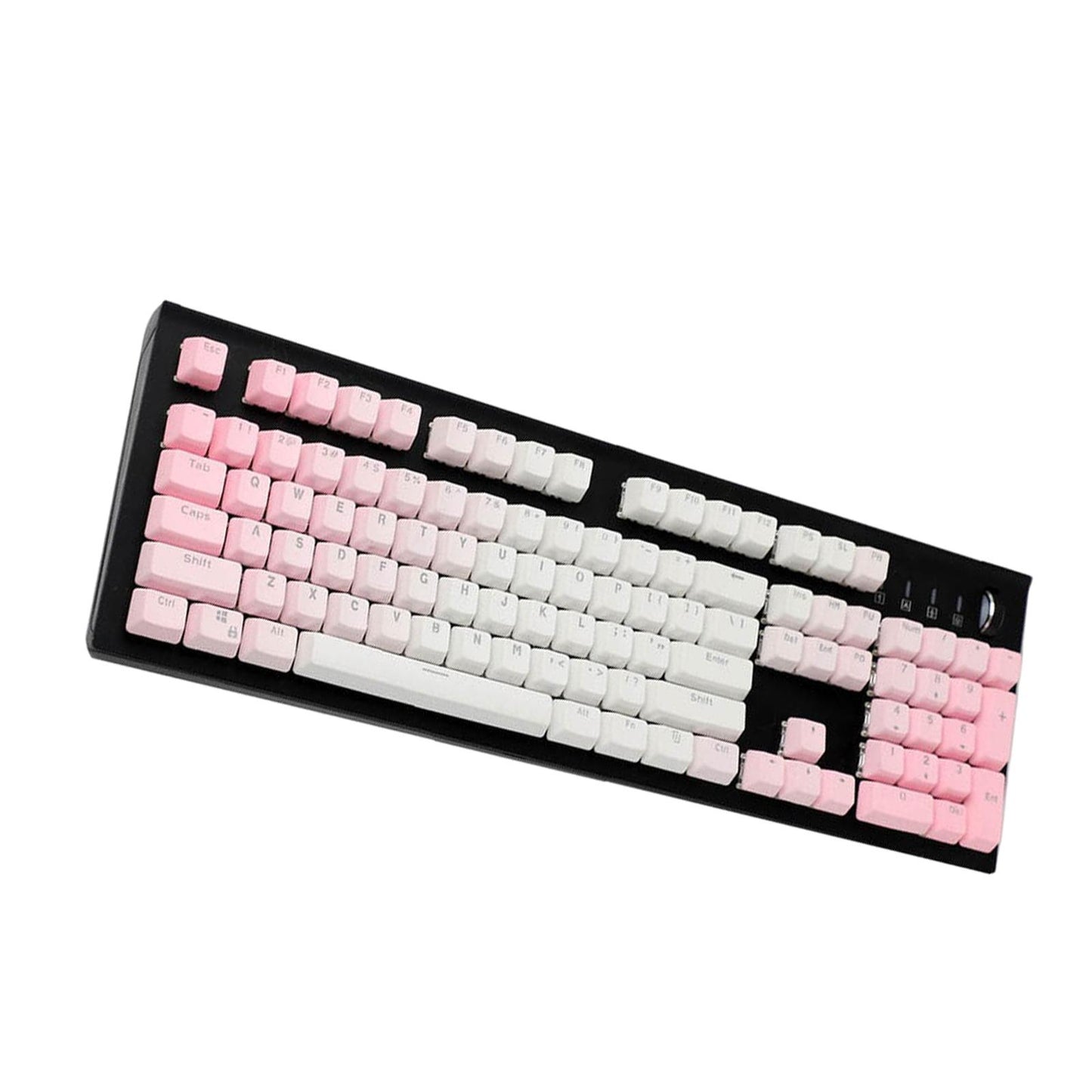 104 Keys Mechanical Switch Keyboard Keycaps PBT Keycaps Pink Gradient
