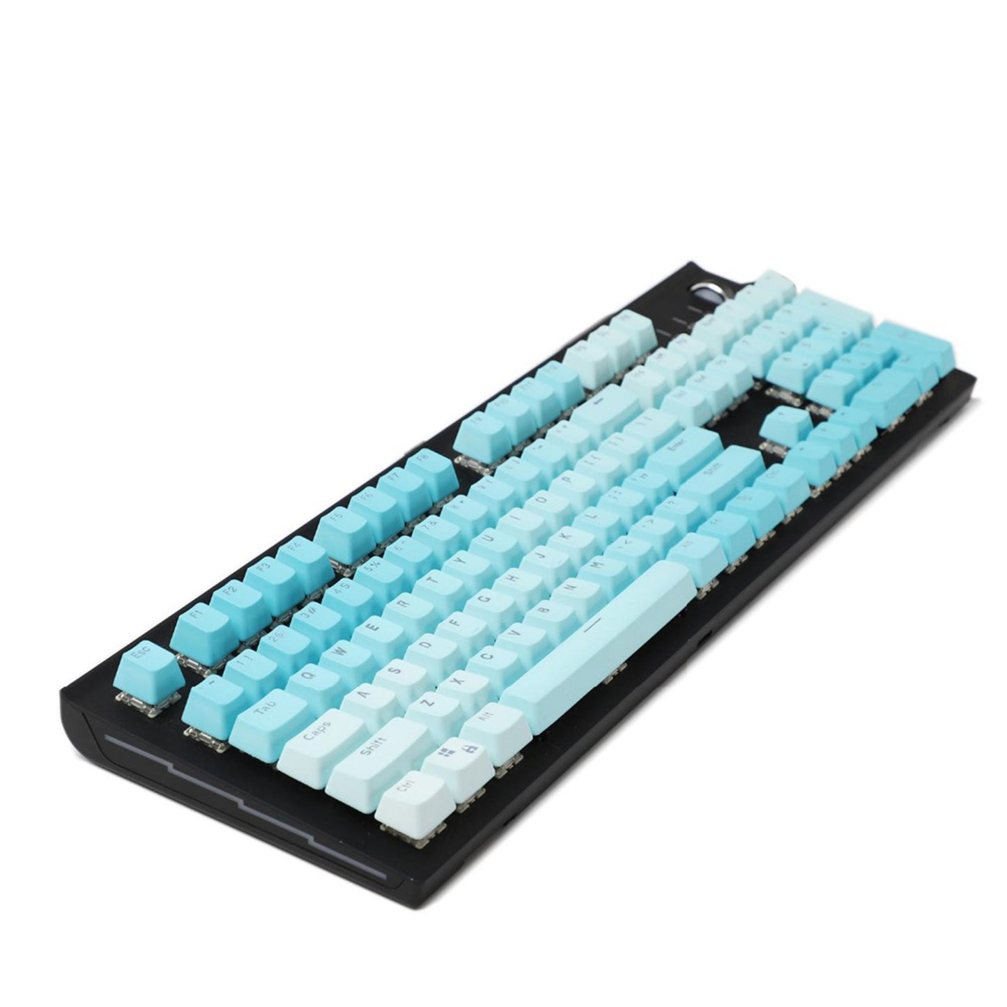 104 Keys Mechanical Switch Keyboard Keycaps PBT Keycaps Blue Gradient B