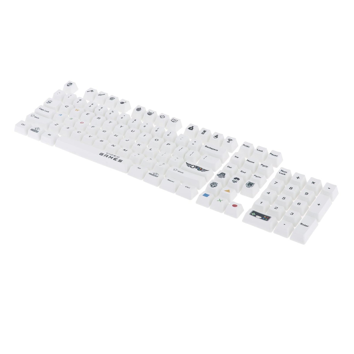 108 Keys PBT Keycaps OEM Profile Suitable for Any Size Mechanical Keyboard Electronic Game