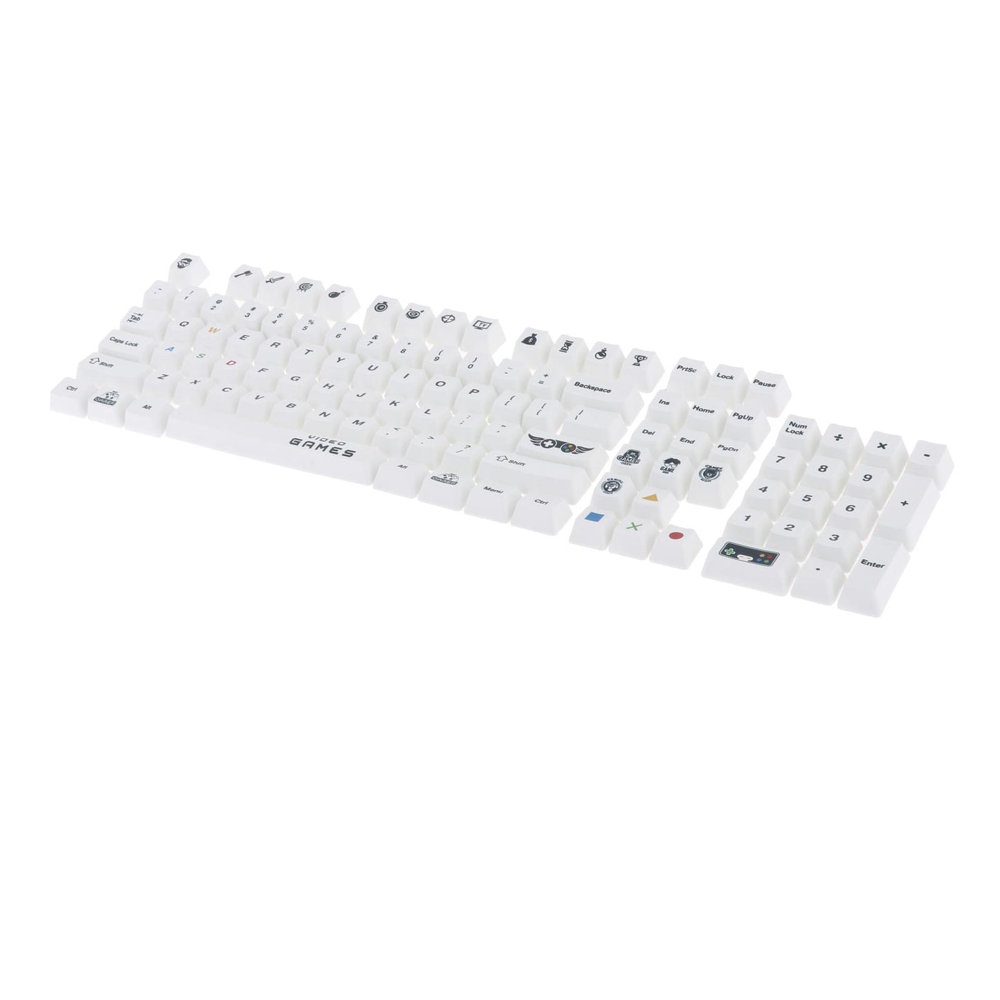 108 Keys PBT Keycaps OEM Profile Suitable for Any Size Mechanical Keyboard Electronic Game