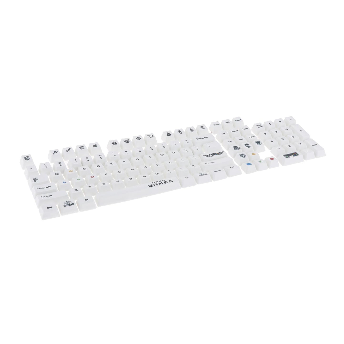 108 Keys PBT Keycaps OEM Profile Suitable for Any Size Mechanical Keyboard Electronic Game