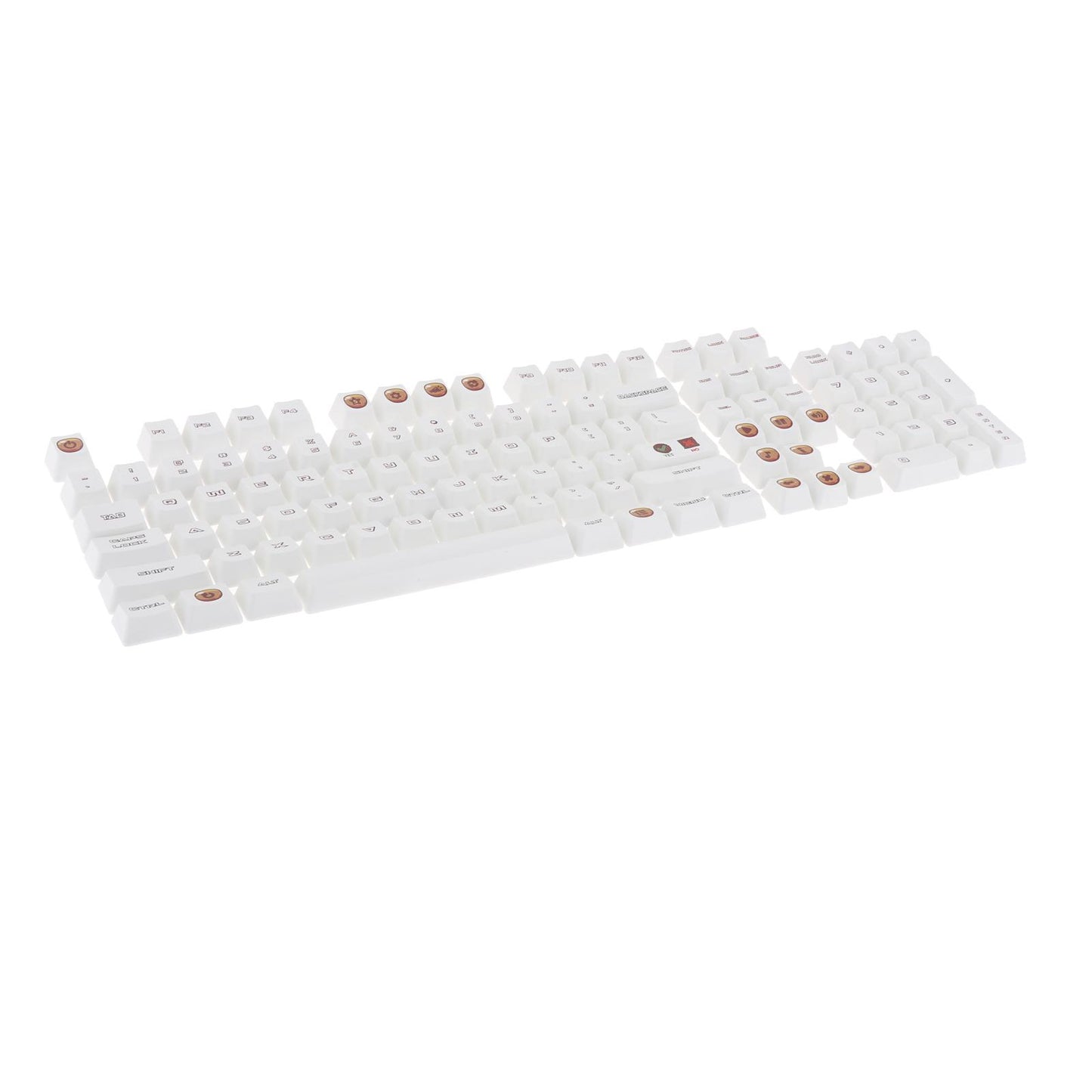 108 Keys PBT Keycaps OEM Profile Suitable for Any Size Mechanical Keyboard UI
