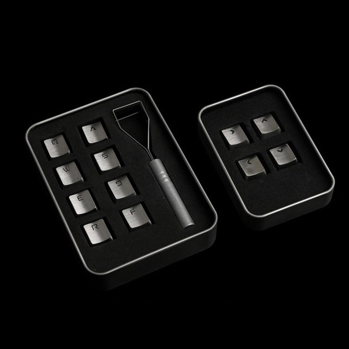 Durable Metal Stainless Steel Keycap for Cherry MX Switch Keyboard WASD