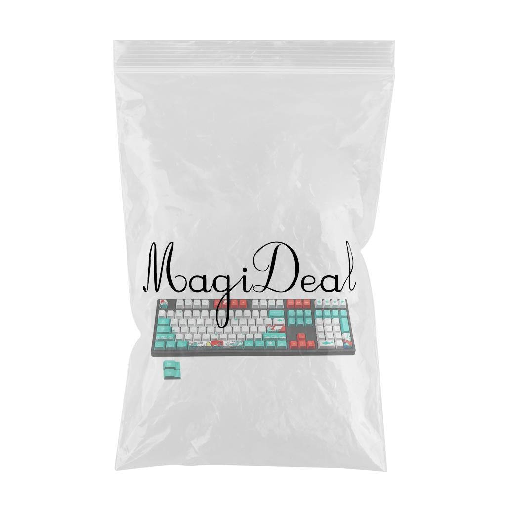 110-Key Coral Sea DYE-SUB PBT Keycaps DIY for Cherry MX Keyboards Korean