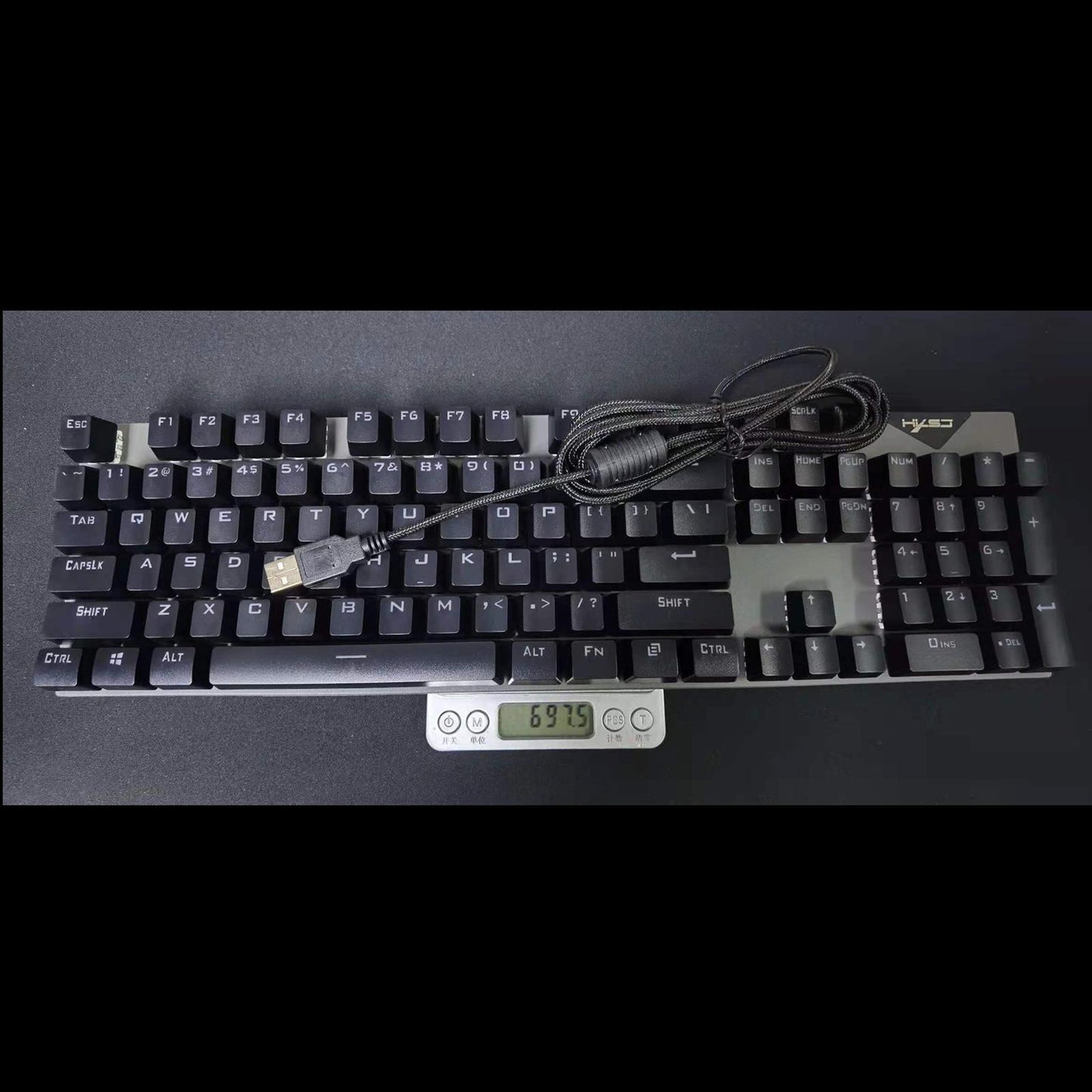 L300 RGB Backlit Mechanical Gaming Keyboard Wired 104 Keys for PC Gamer