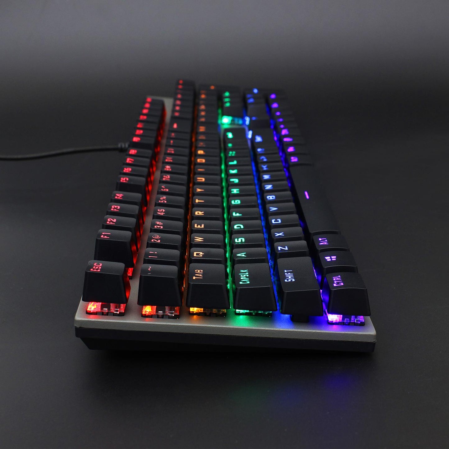 L300 RGB Backlit Mechanical Gaming Keyboard Wired 104 Keys for PC Gamer