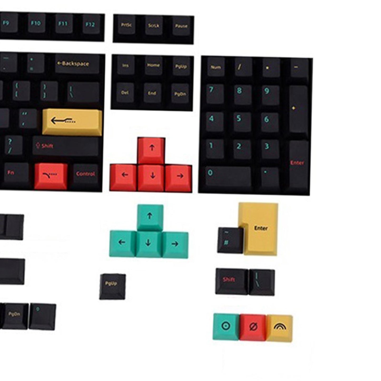 135 Keys Coral Sea Keycaps PBT Dye Sub Full Set For Cherry MX Keyboards