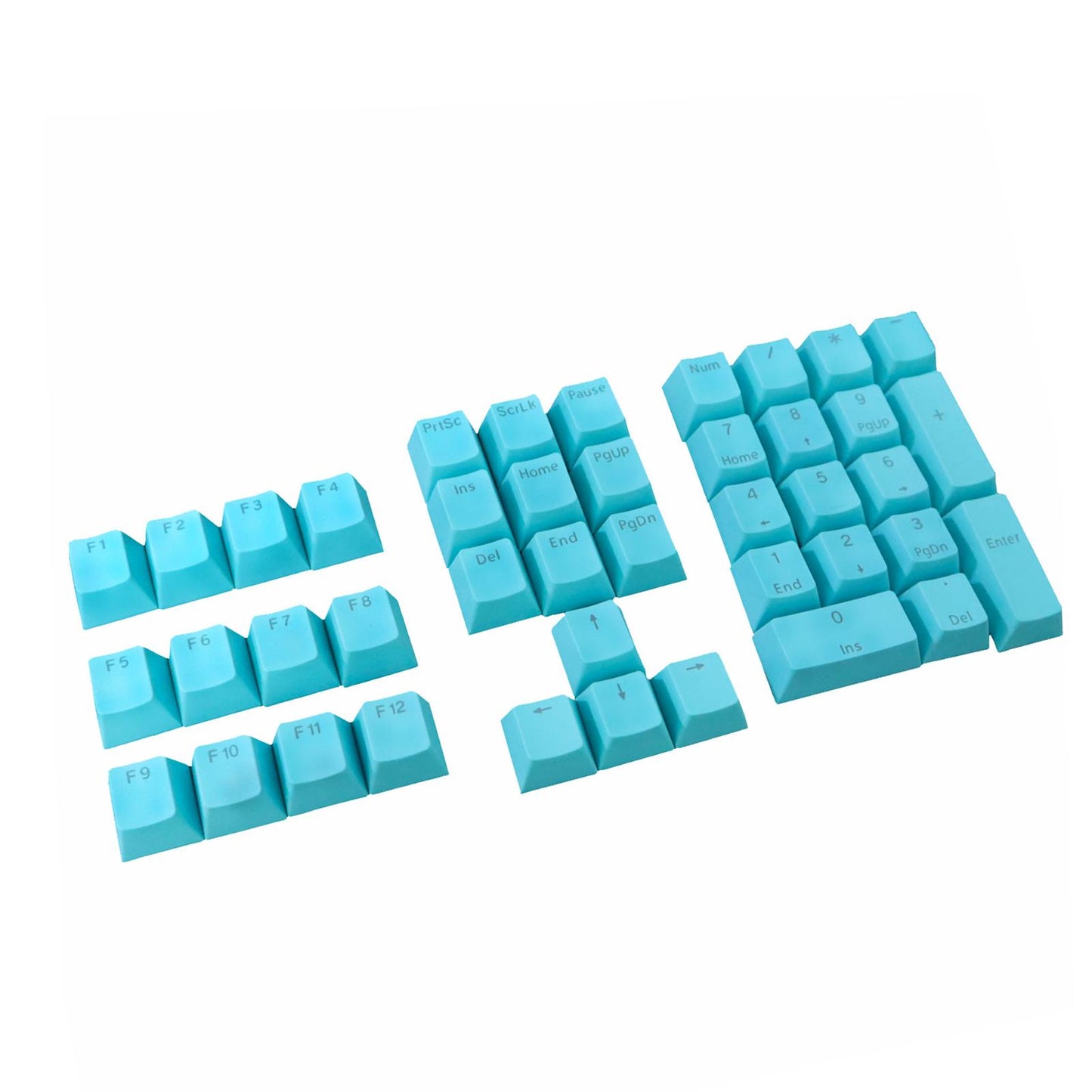DIY PBT Key Caps Cover Kit for Cherry Mechanical Keyboard 42 Keycaps Blue