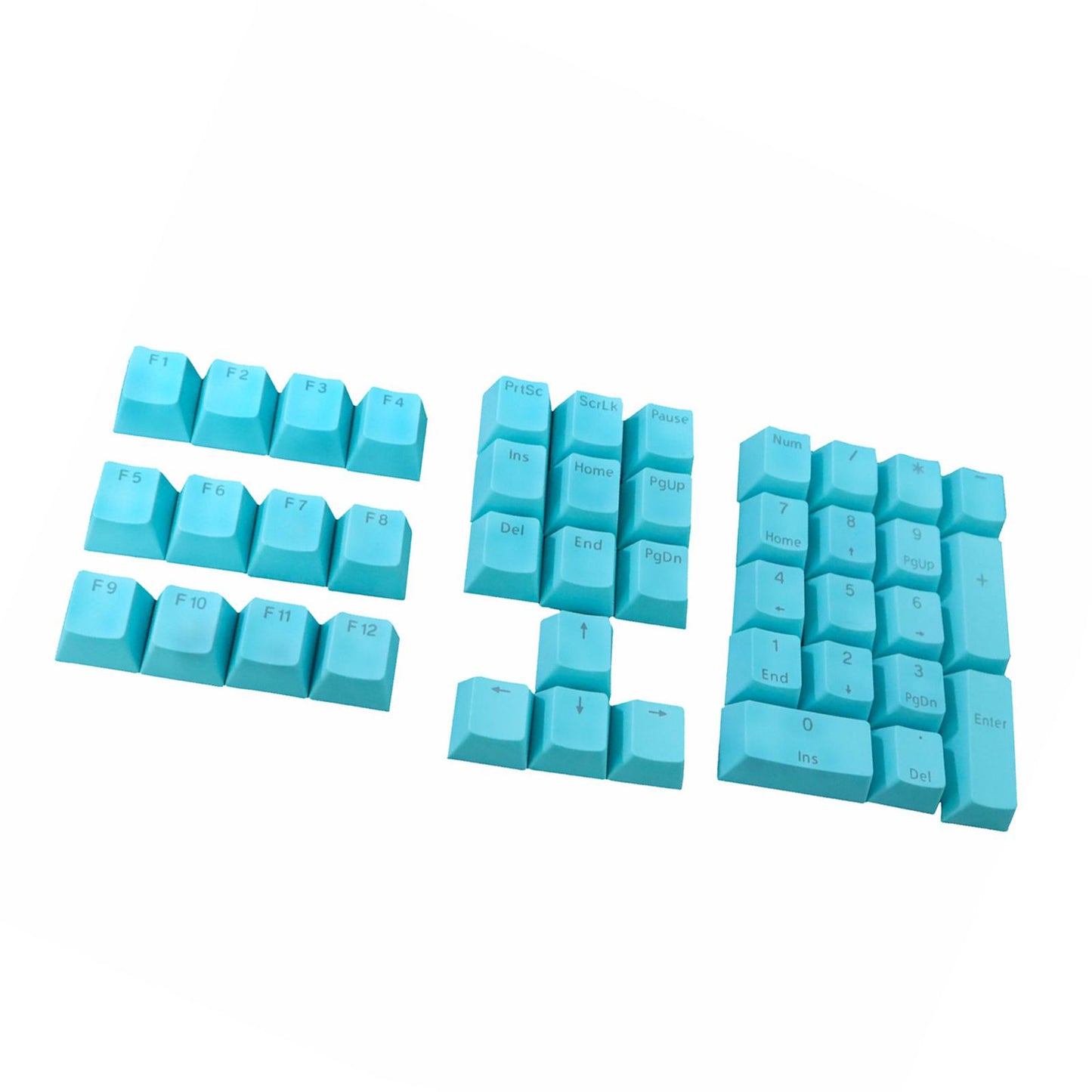 DIY PBT Key Caps Cover Kit for Cherry Mechanical Keyboard 42 Keycaps Blue