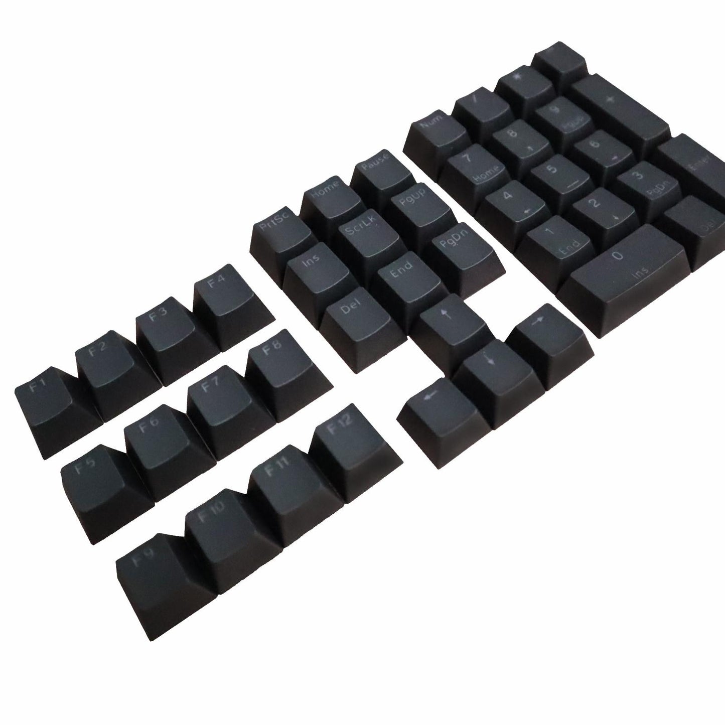 DIY PBT Key Caps Cover Kit for Cherry Mechanical Keyboard 42 Keycaps Black