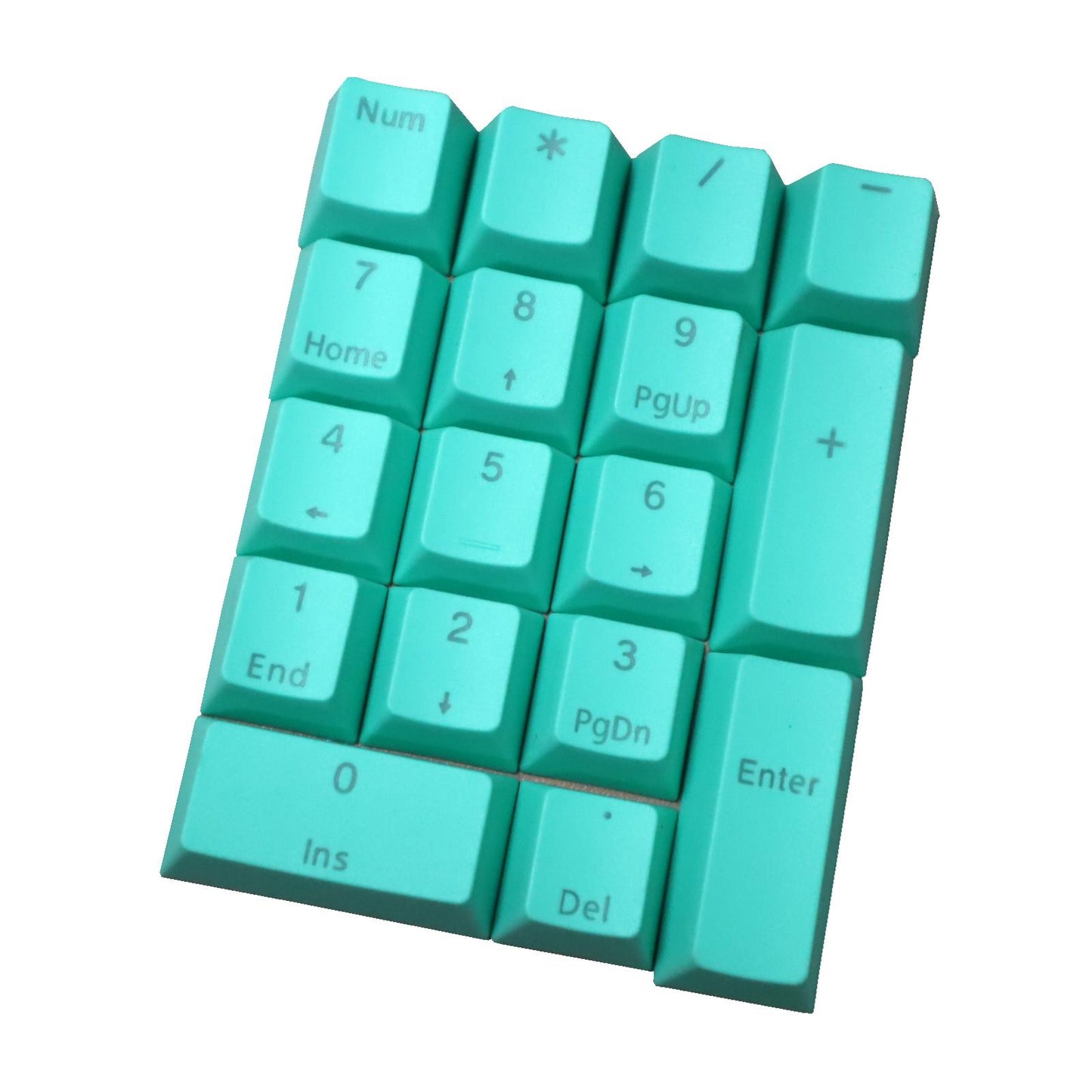 DIY PBT Key Caps Cover Kit for Cherry Mechanical Keyboard 17 Keycaps Cyan