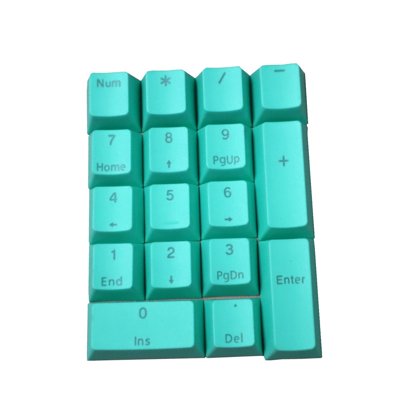 DIY PBT Key Caps Cover Kit for Cherry Mechanical Keyboard 17 Keycaps Cyan