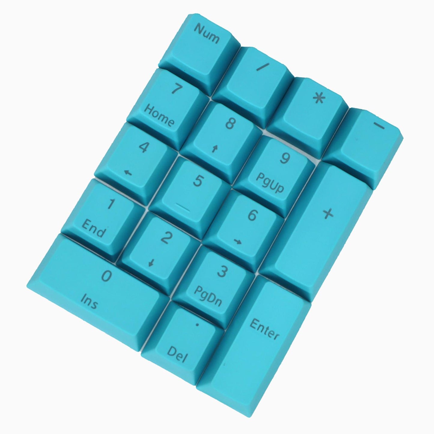 DIY PBT Key Caps Cover Kit for Cherry Mechanical Keyboard 17 Keycaps Blue