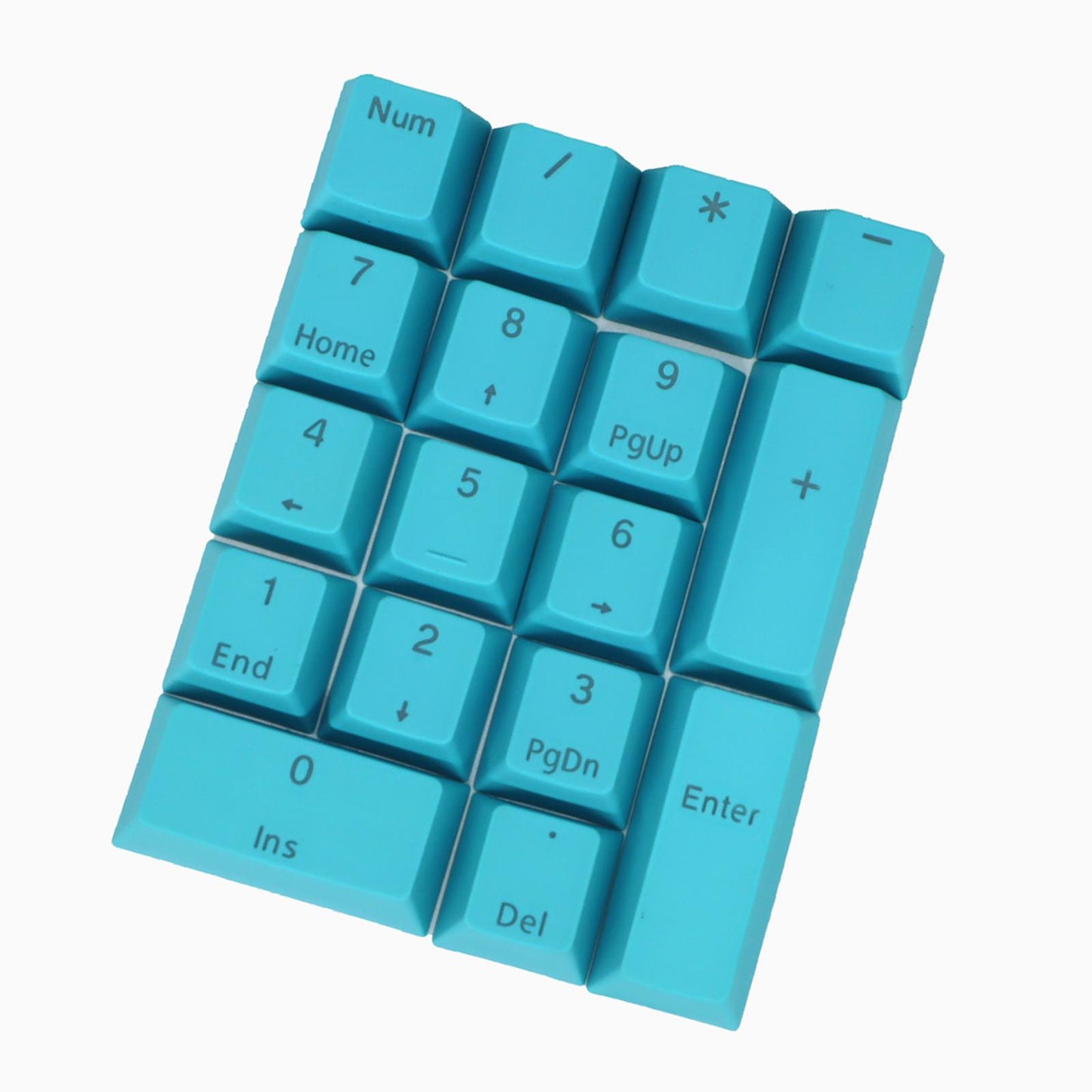 DIY PBT Key Caps Cover Kit for Cherry Mechanical Keyboard 17 Keycaps Blue