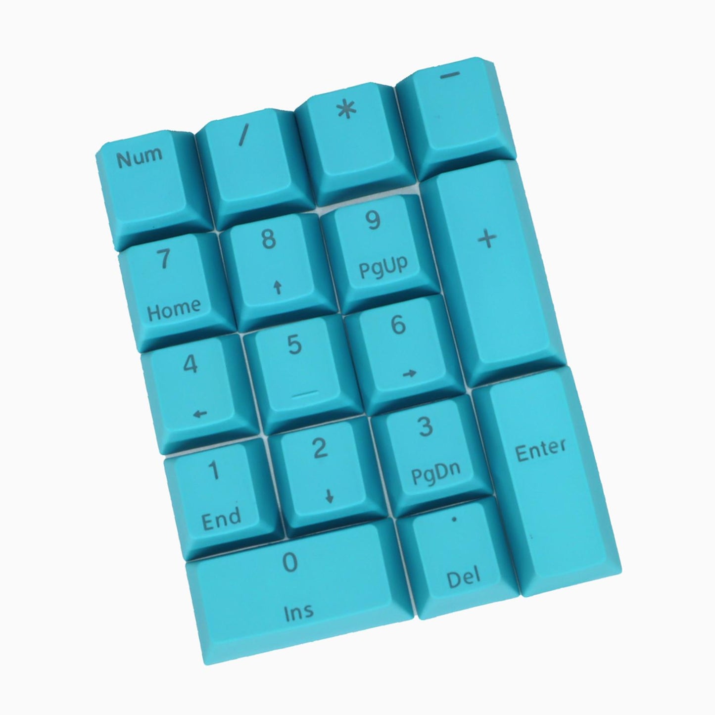 DIY PBT Key Caps Cover Kit for Cherry Mechanical Keyboard 17 Keycaps Blue