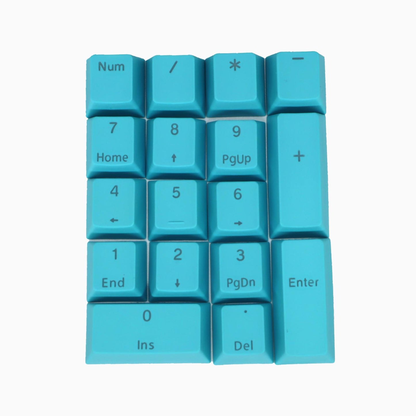 DIY PBT Key Caps Cover Kit for Cherry Mechanical Keyboard 17 Keycaps Blue