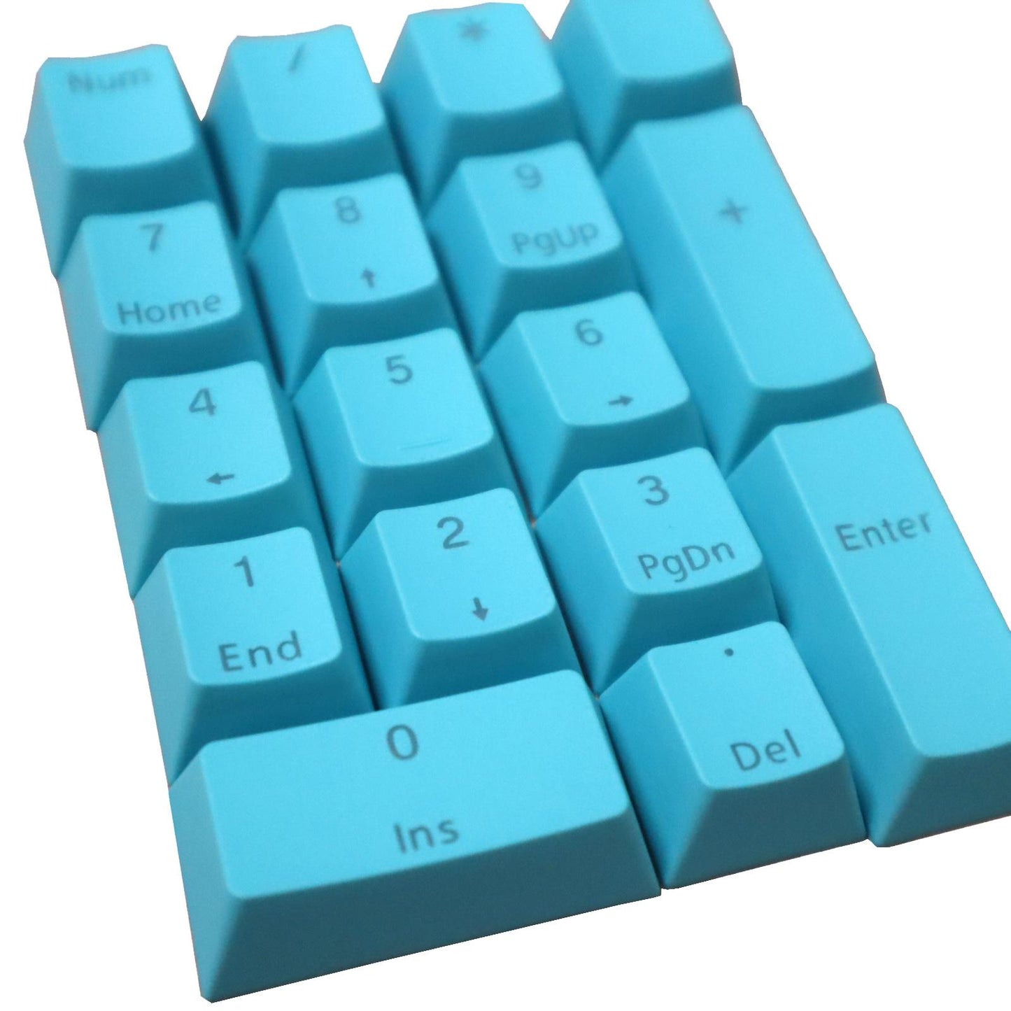 DIY PBT Key Caps Cover Kit for Cherry Mechanical Keyboard 17 Keycaps Blue