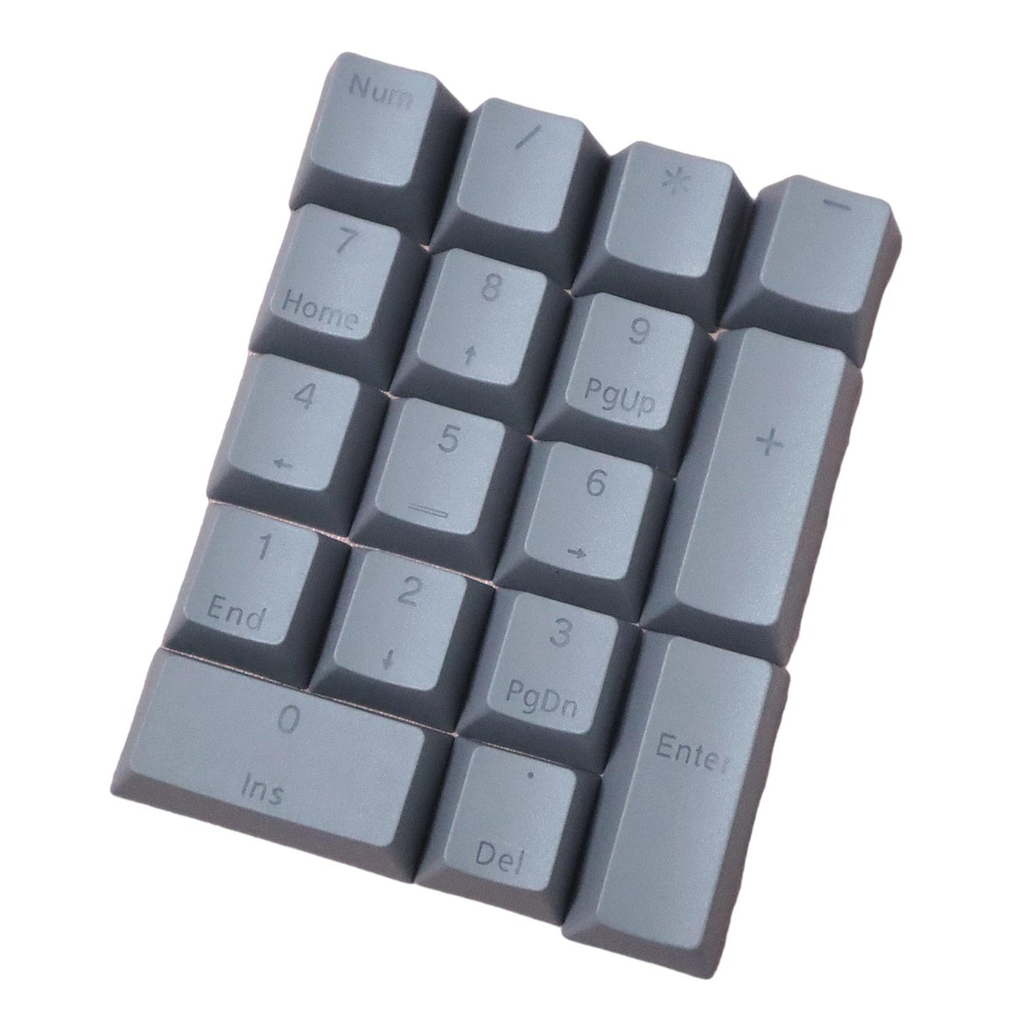 DIY PBT Key Caps Cover Kit for Cherry Mechanical Keyboard 17 Keycaps Grey
