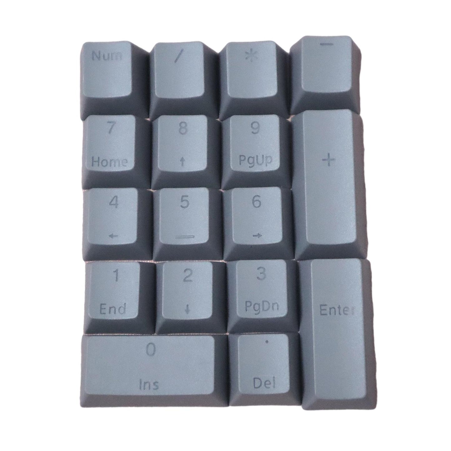 DIY PBT Key Caps Cover Kit for Cherry Mechanical Keyboard 17 Keycaps Grey