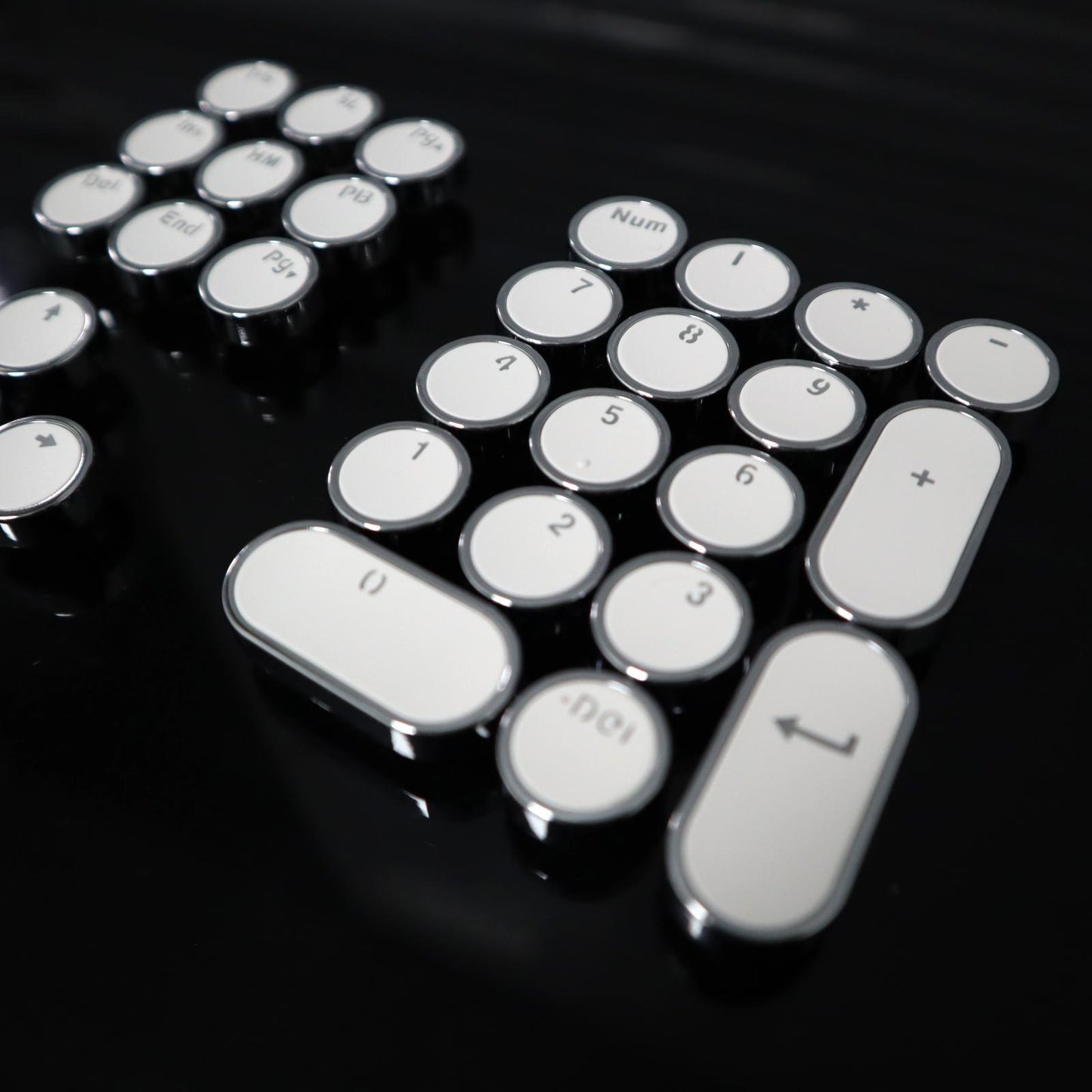 DIY PBT Key Caps Cover Kit for Cherry Mechanical Keyboard 30 Keycaps White