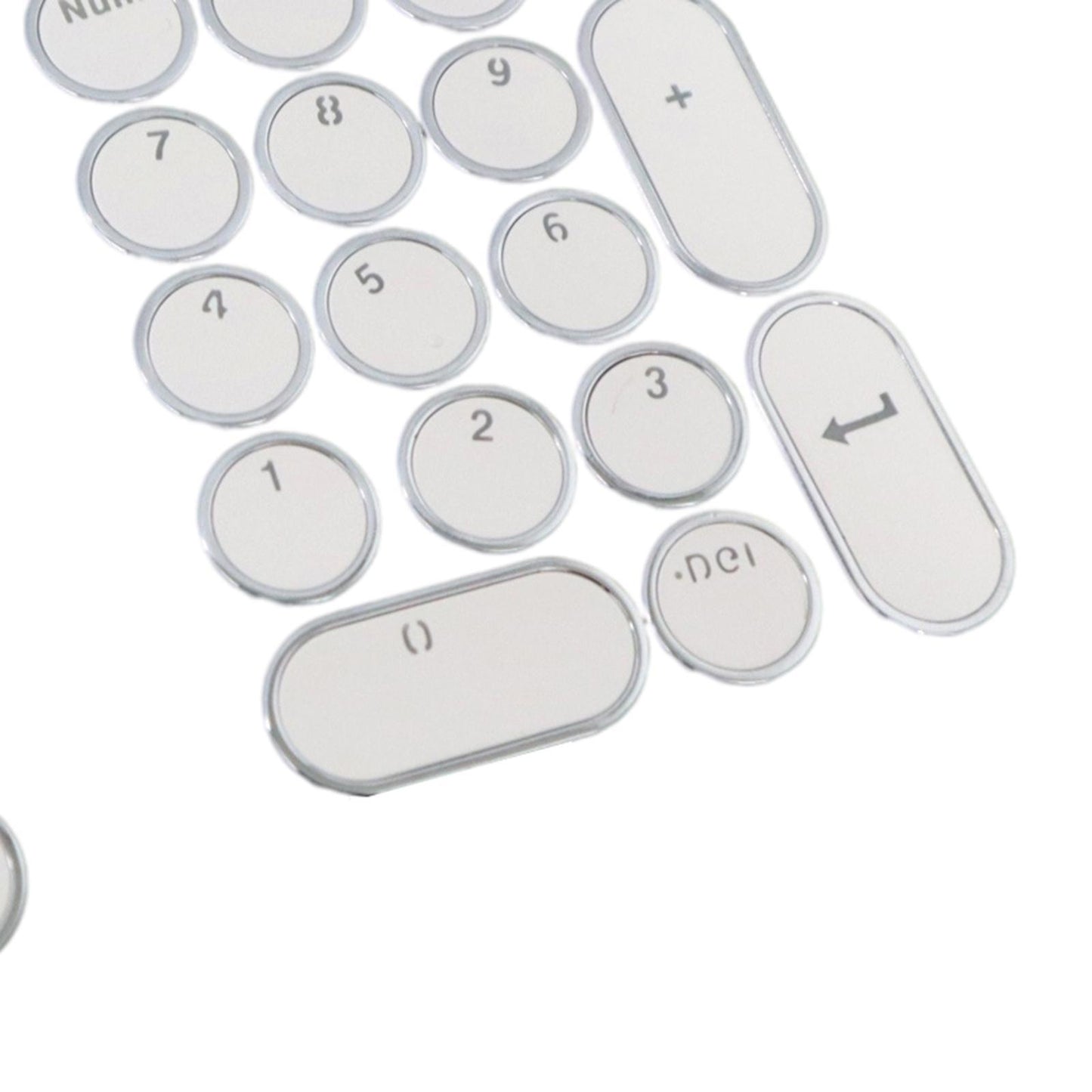DIY PBT Key Caps Cover Kit for Cherry Mechanical Keyboard 30 Keycaps White