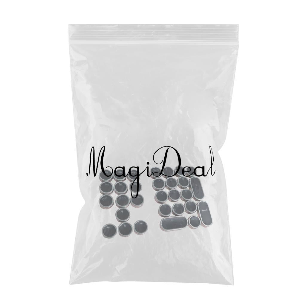 DIY PBT Key Caps Cover Kit for Cherry Mechanical Keyboard 30 Keycaps Black