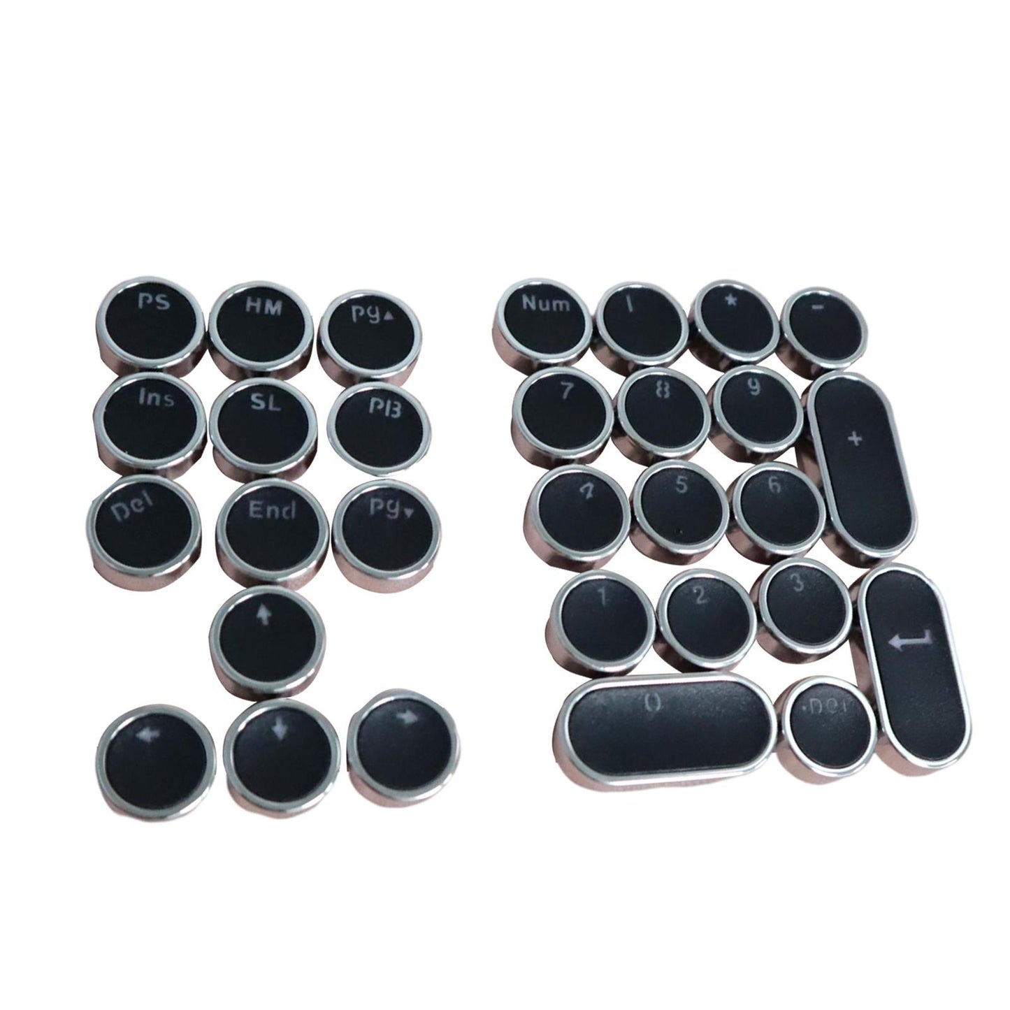 DIY PBT Key Caps Cover Kit for Cherry Mechanical Keyboard 30 Keycaps Black