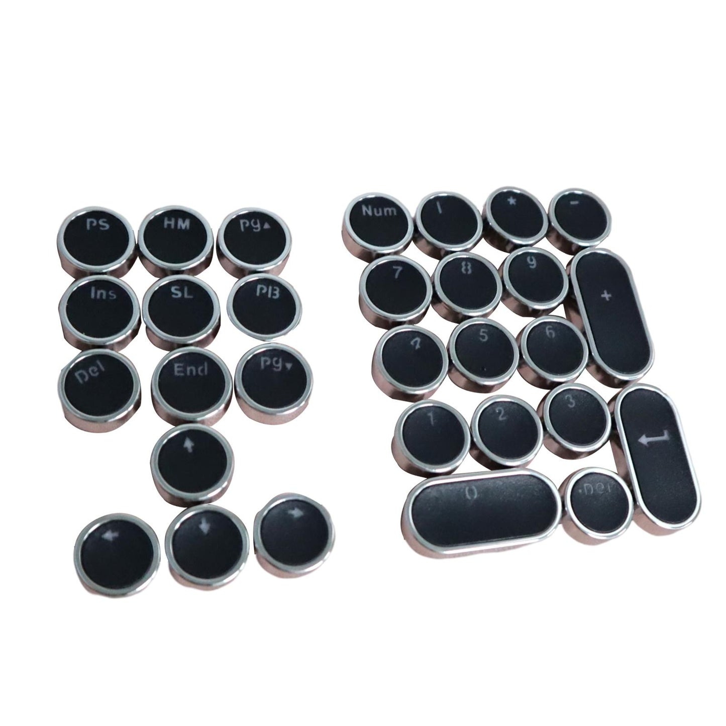 DIY PBT Key Caps Cover Kit for Cherry Mechanical Keyboard 30 Keycaps Black