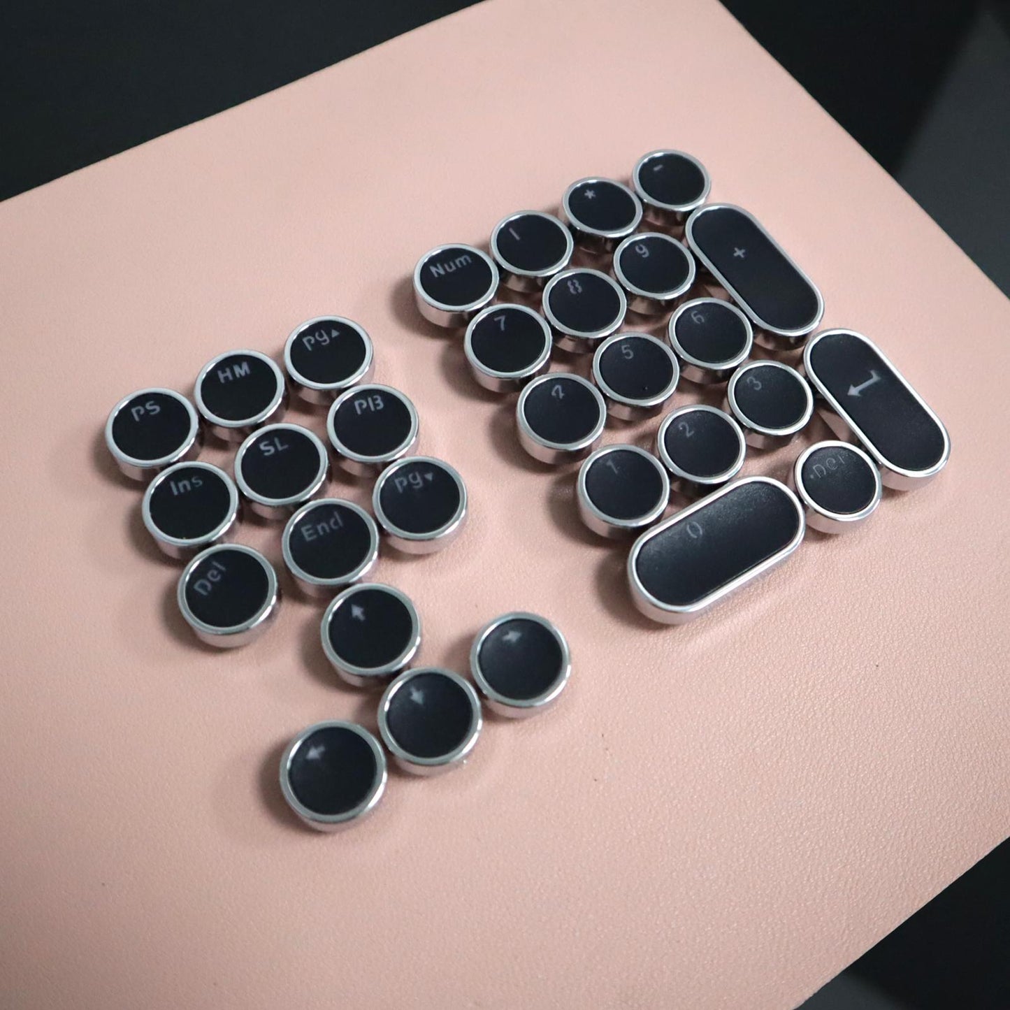 DIY PBT Key Caps Cover Kit for Cherry Mechanical Keyboard 30 Keycaps Black