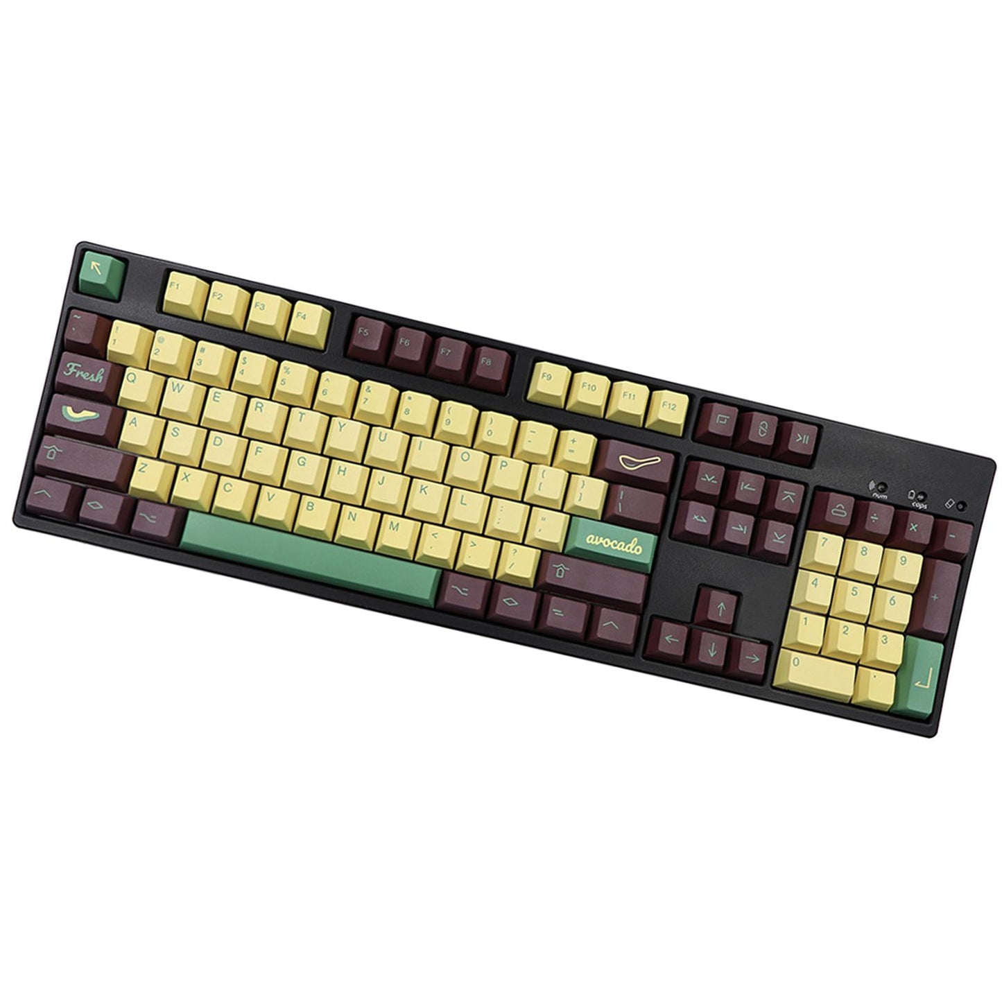 135-key Avocado style DYE-Sub PBT Keycaps Set for Most Mechanical Keyboards